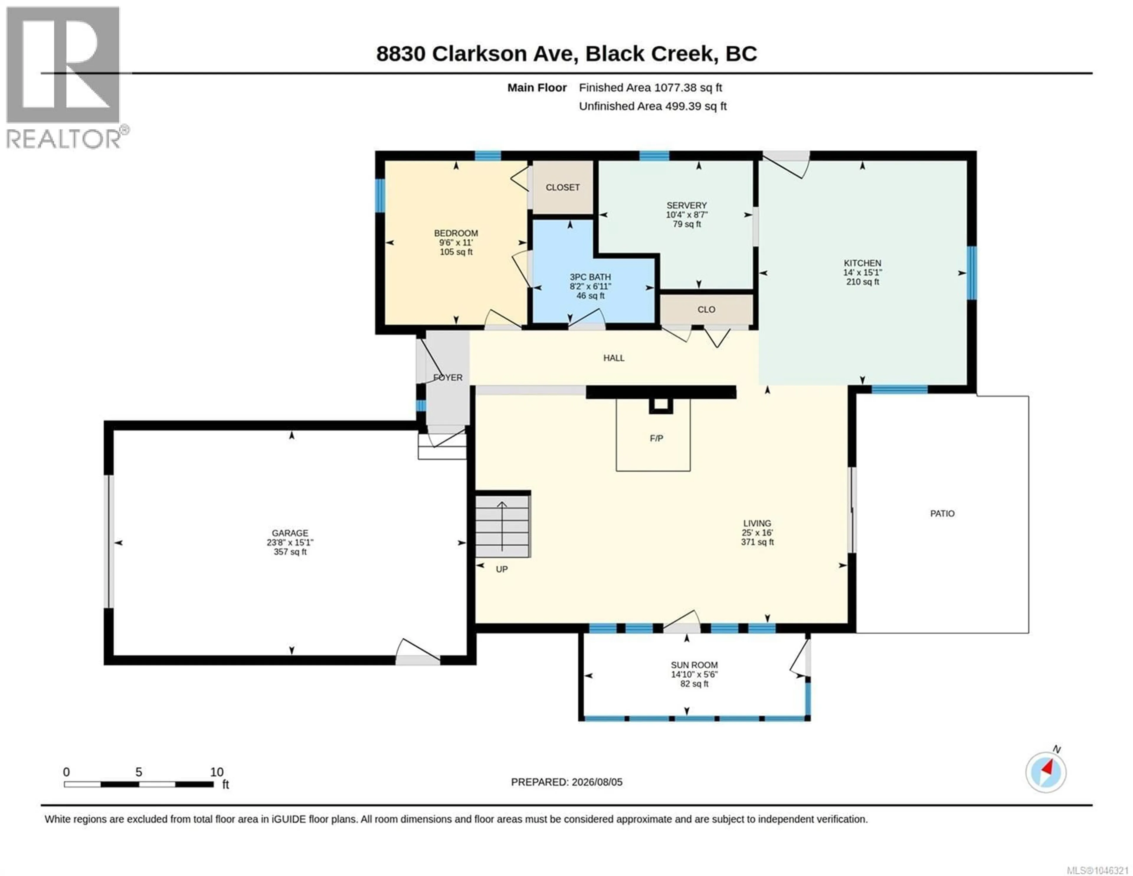 Floor plan for 8830 CLARKSON AVENUE, Black Creek British Columbia V9J1A7