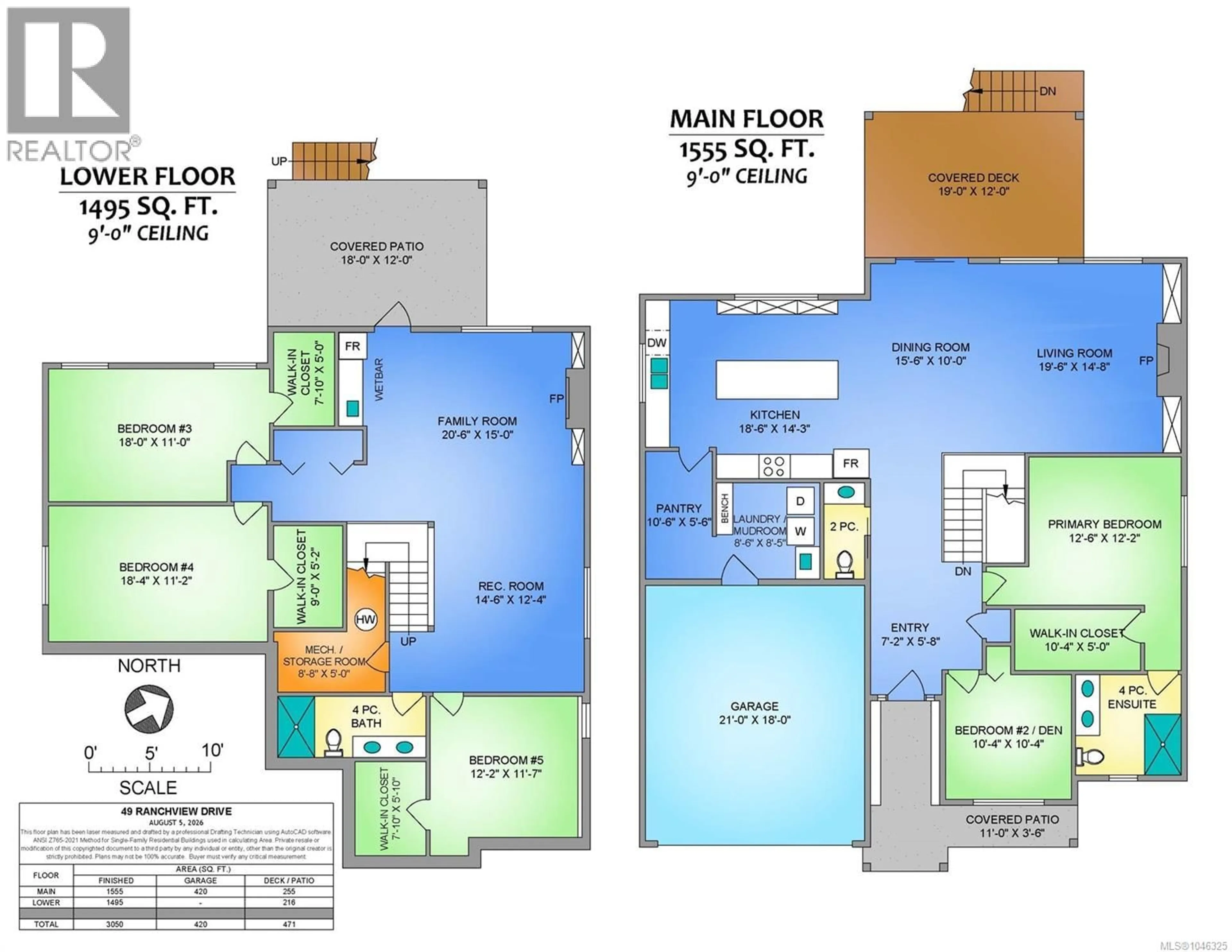 Floor plan for 49 RANCHVIEW DRIVE, Nanaimo British Columbia V9X1X9