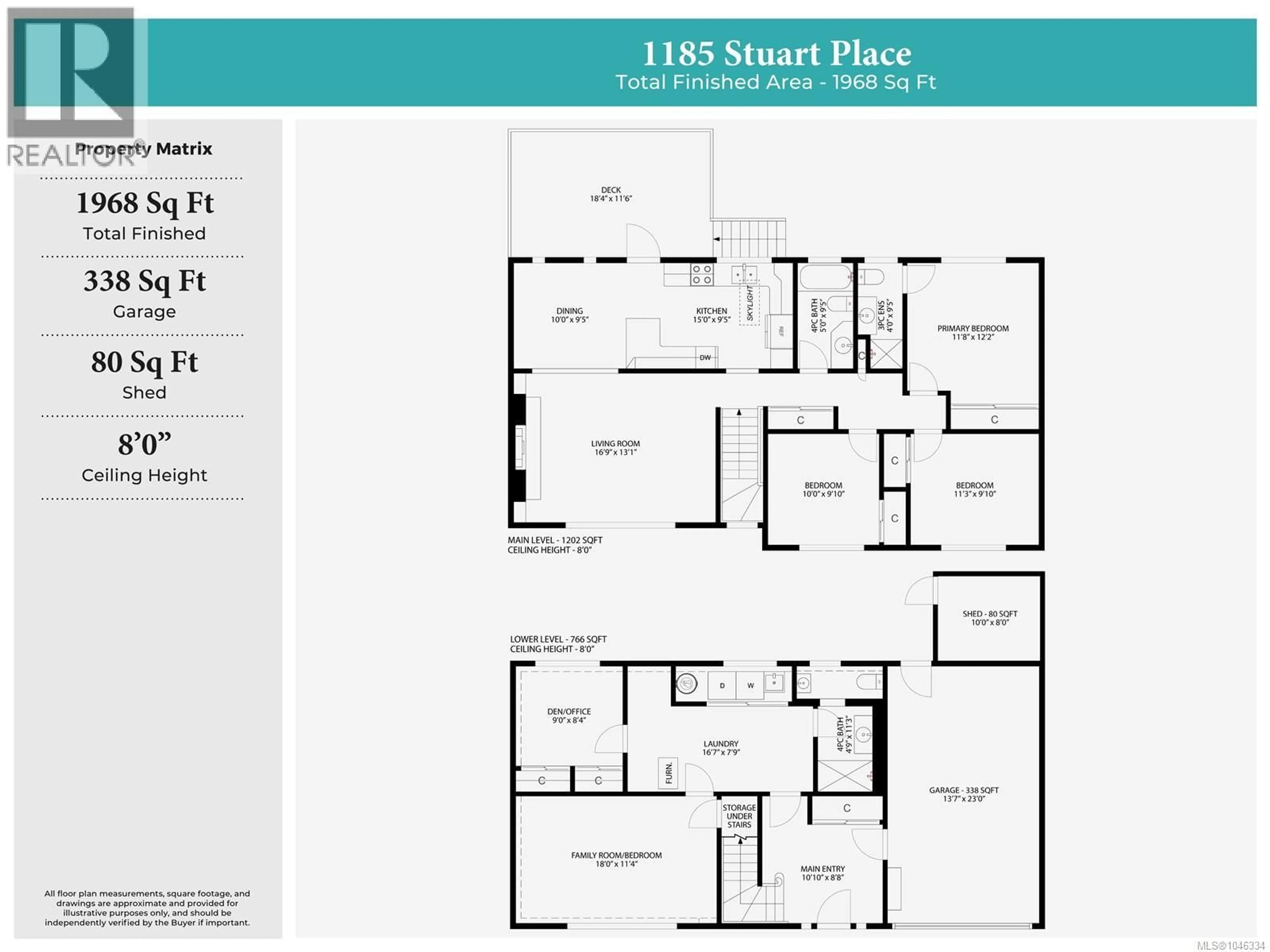 Floor plan for 1185 STUART PLACE, Ladysmith British Columbia V9G1P4