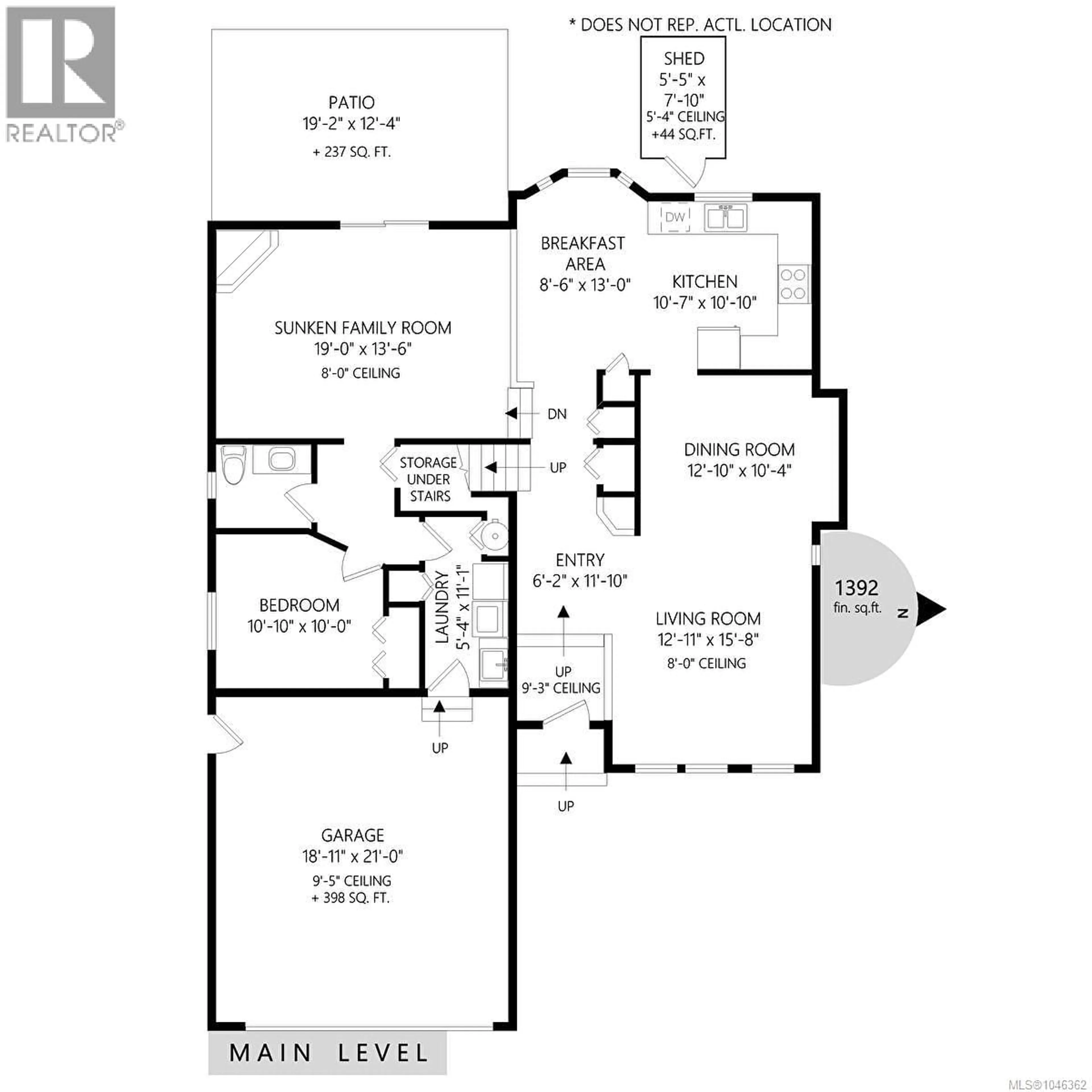 Floor plan for 6177 RAPHAEL DRIVE, Nanaimo British Columbia V9V1M2