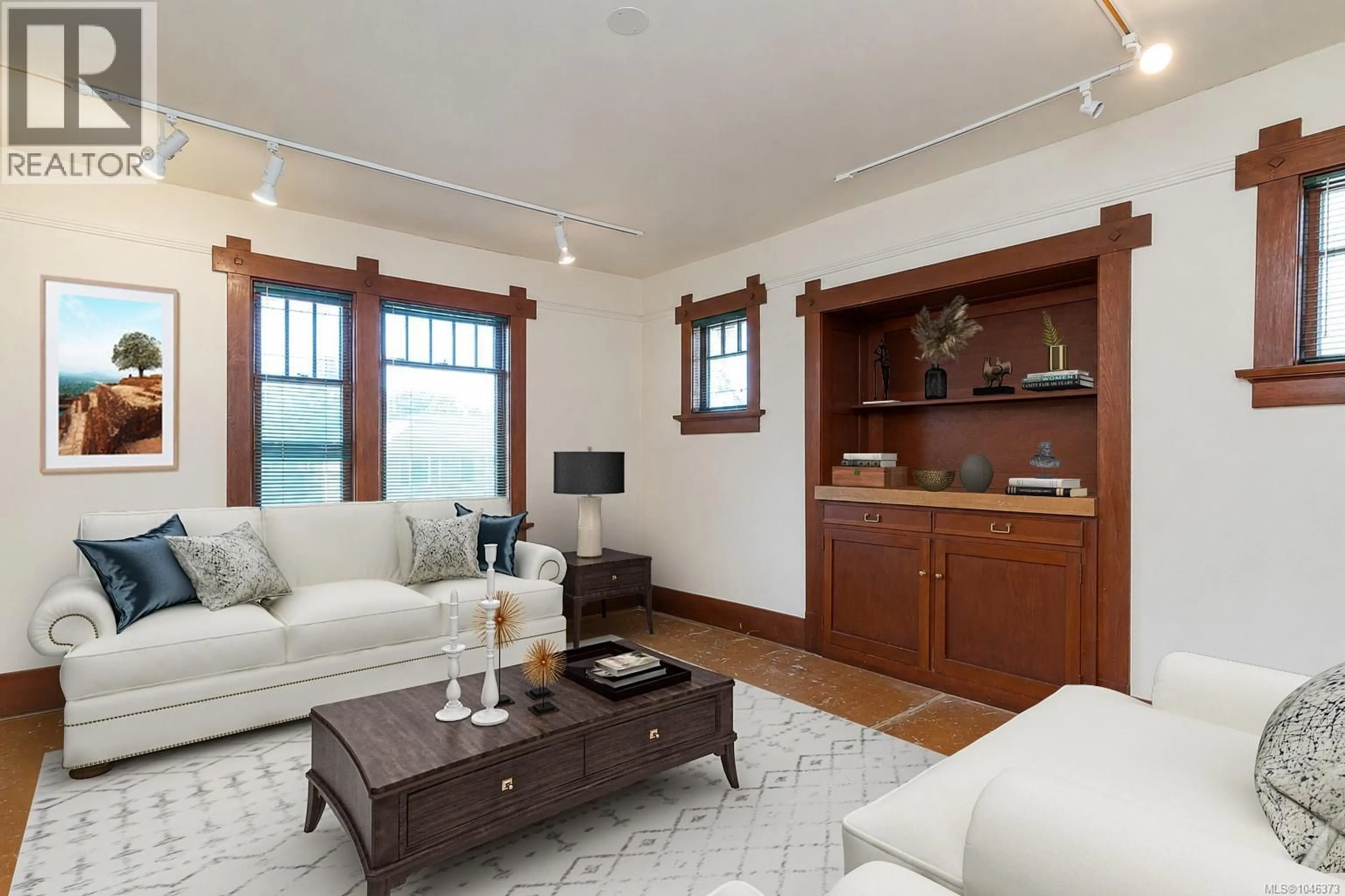 Living room with furniture, unknown for 1760/62 HAULTAIN STREET, Victoria British Columbia V8R2L2