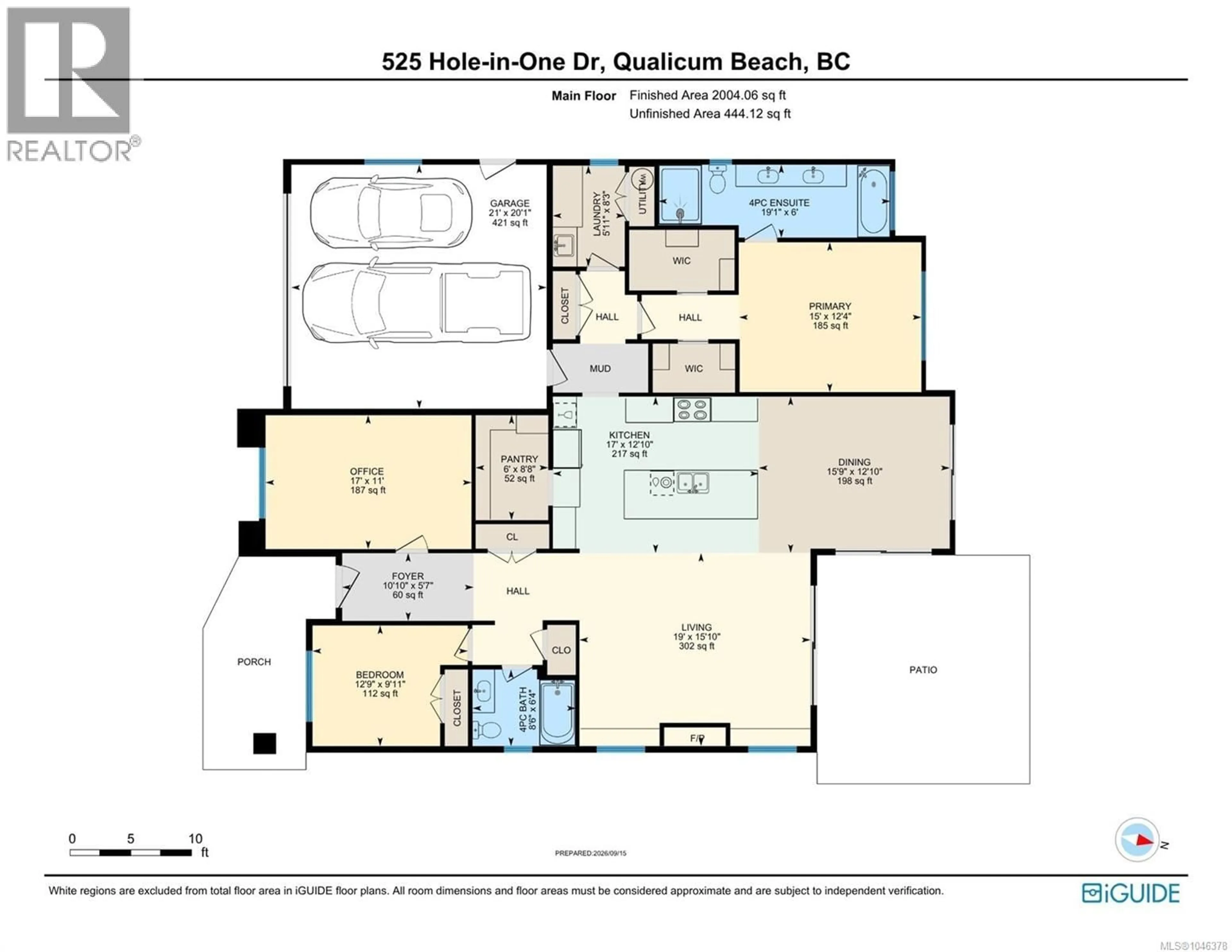 Floor plan for 525 HOLE-IN-ONE DRIVE, Qualicum Beach British Columbia V9K0B9