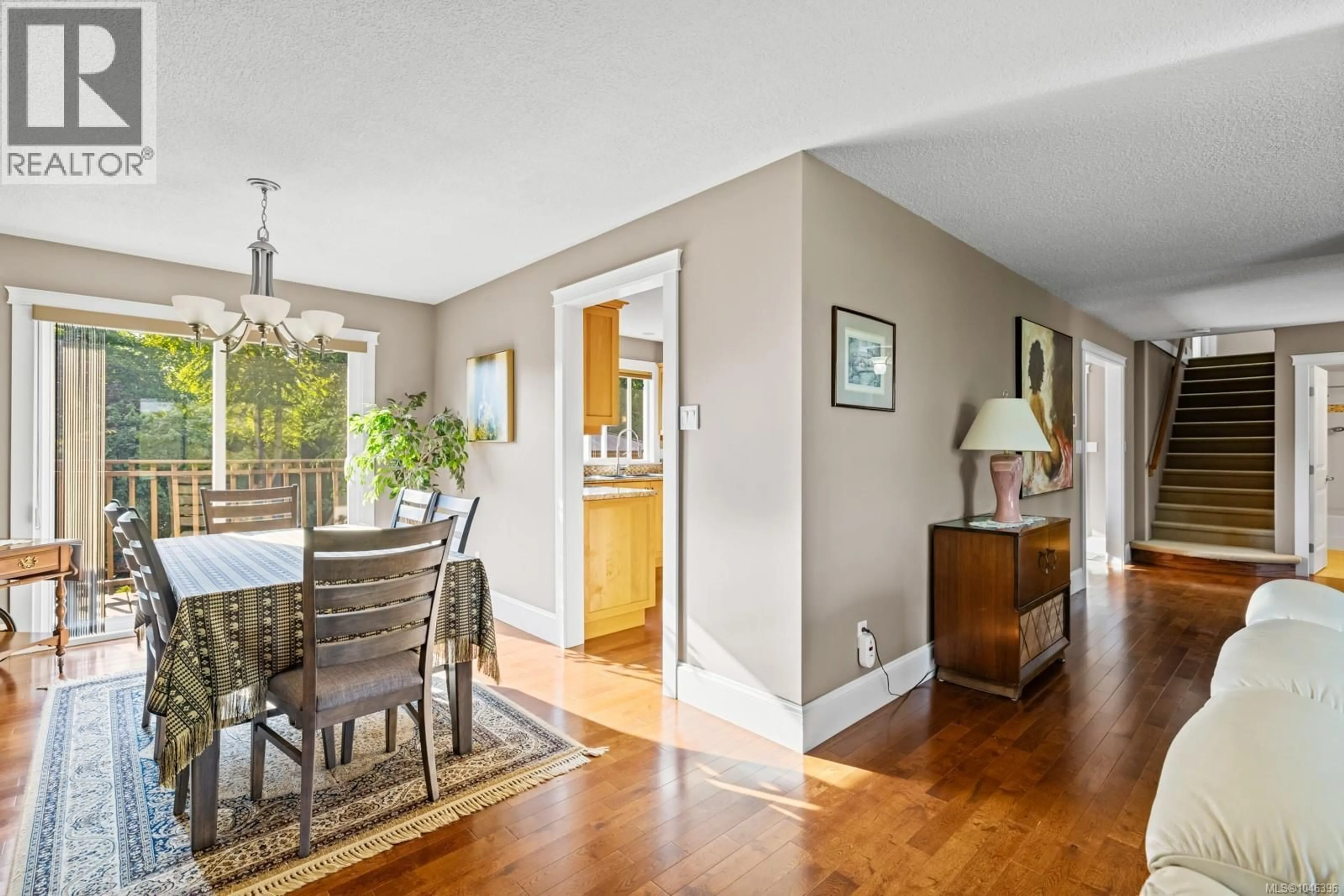 Dining room, wood/laminate floor for 823 GLENHALE CRESCENT, Parksville British Columbia V9P1Z8