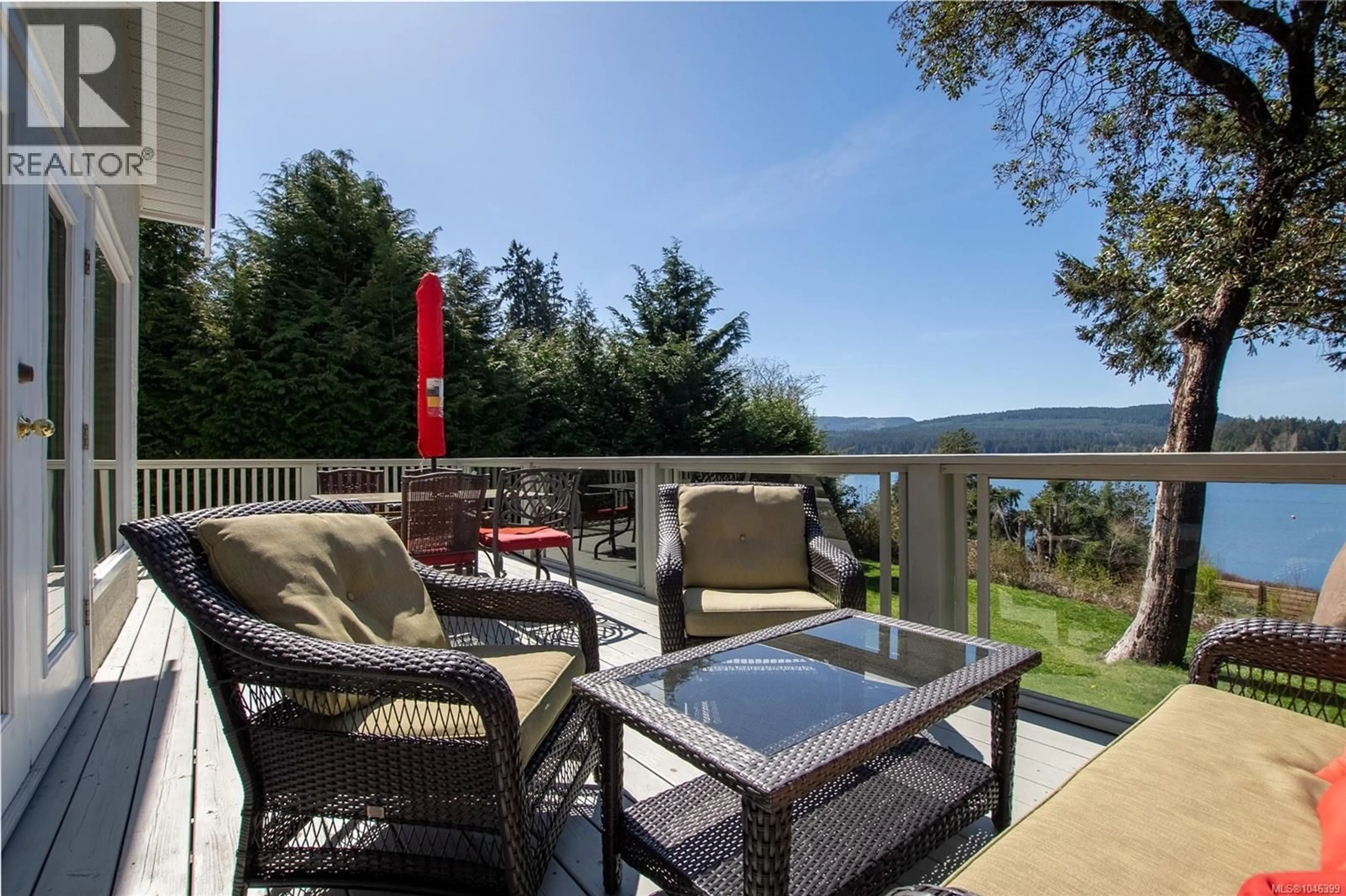 Patio, water/lake/river/ocean view for 2664 HEALD ROAD, Shawnigan Lake British Columbia V0R2W0