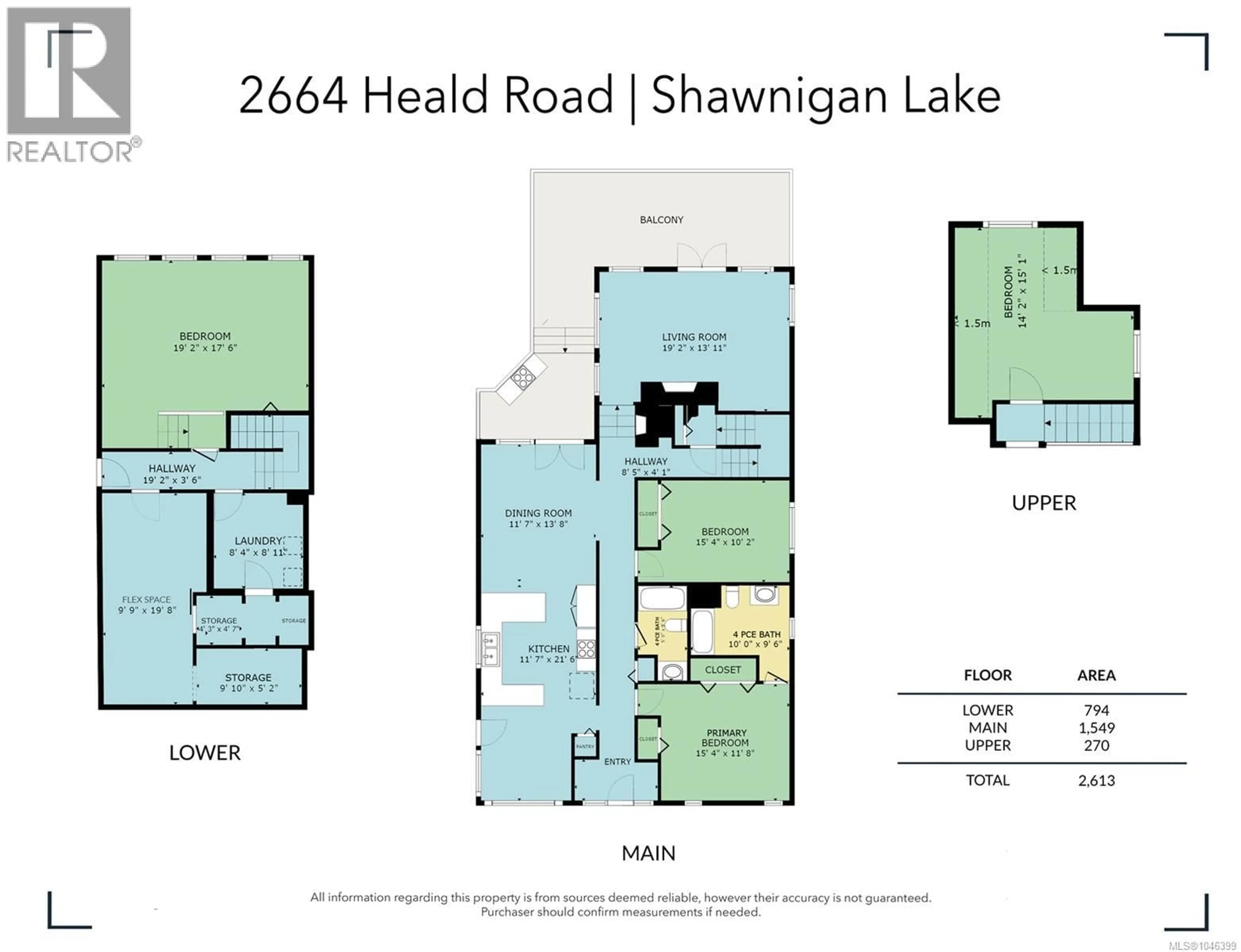 Floor plan for 2664 HEALD ROAD, Shawnigan Lake British Columbia V0R2W0