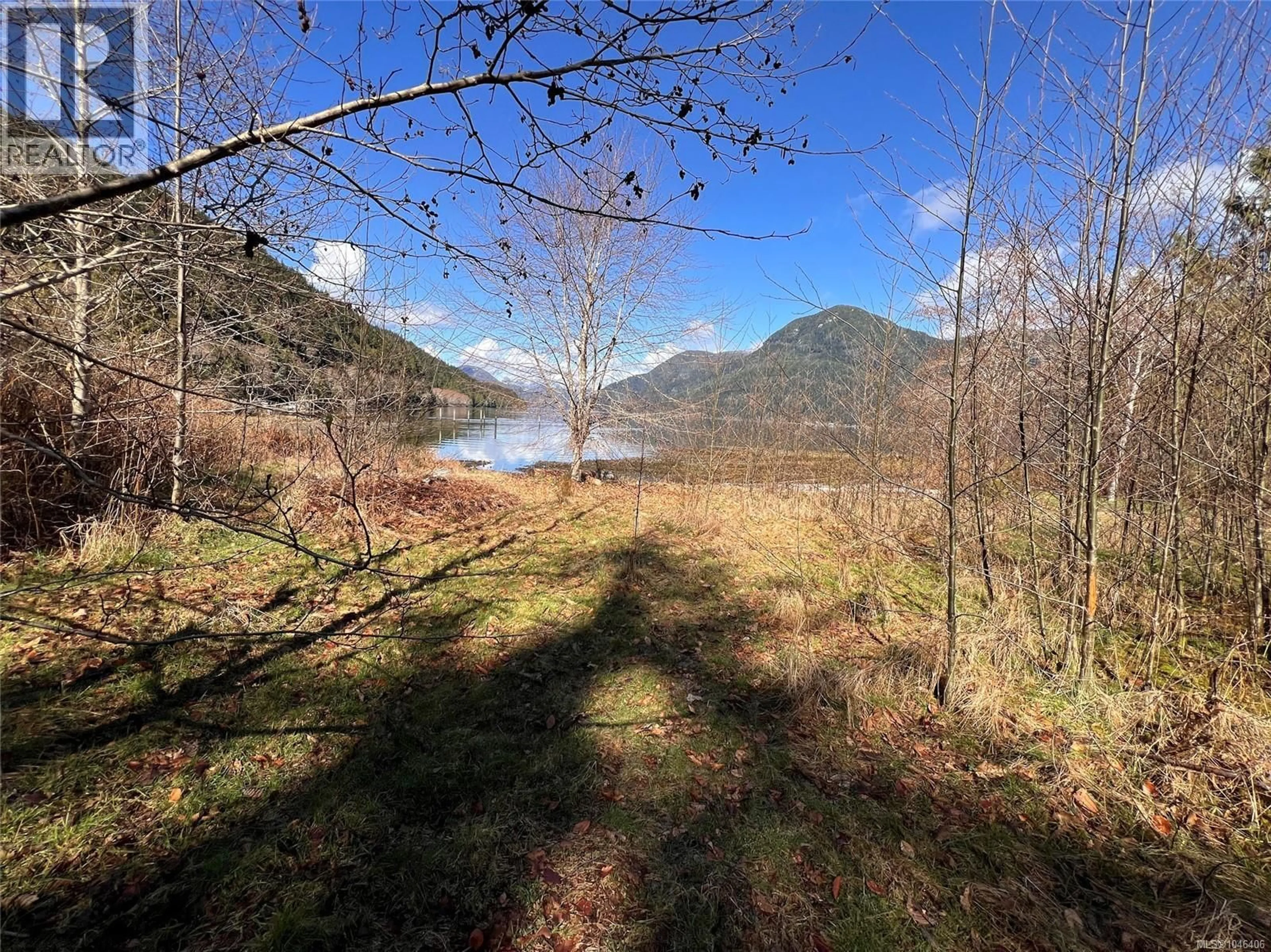 A pic from outside/outdoor area/front of a property/back of a property/a pic from drone, forest/trees view for DL389 MCBRIDE BAY, Nootka Island British Columbia V0P1X0