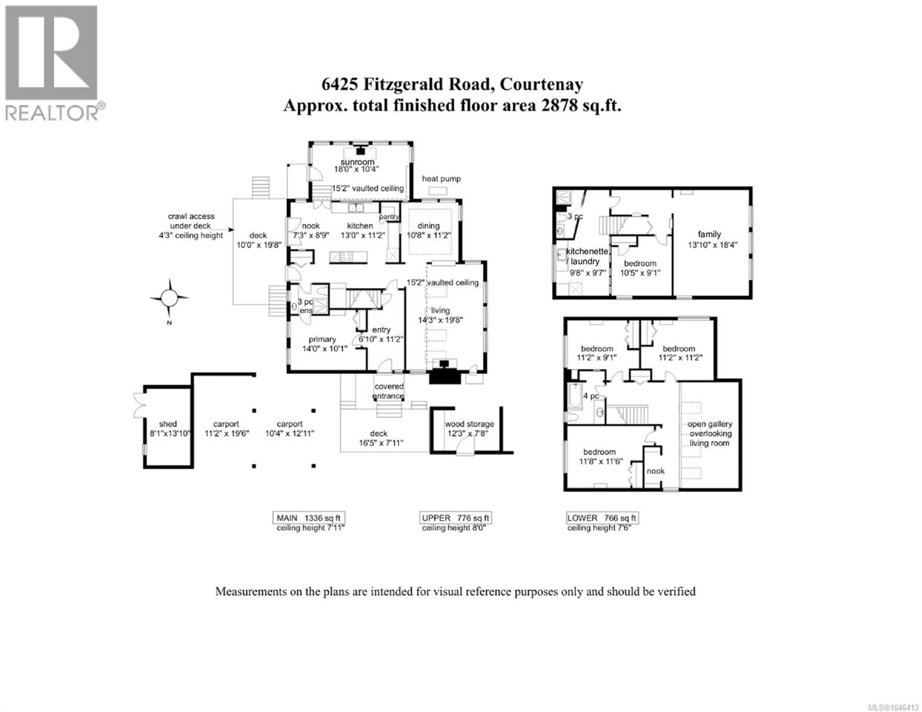 Floor plan for 6425 FITZGERALD ROAD, Merville British Columbia V9J1N7