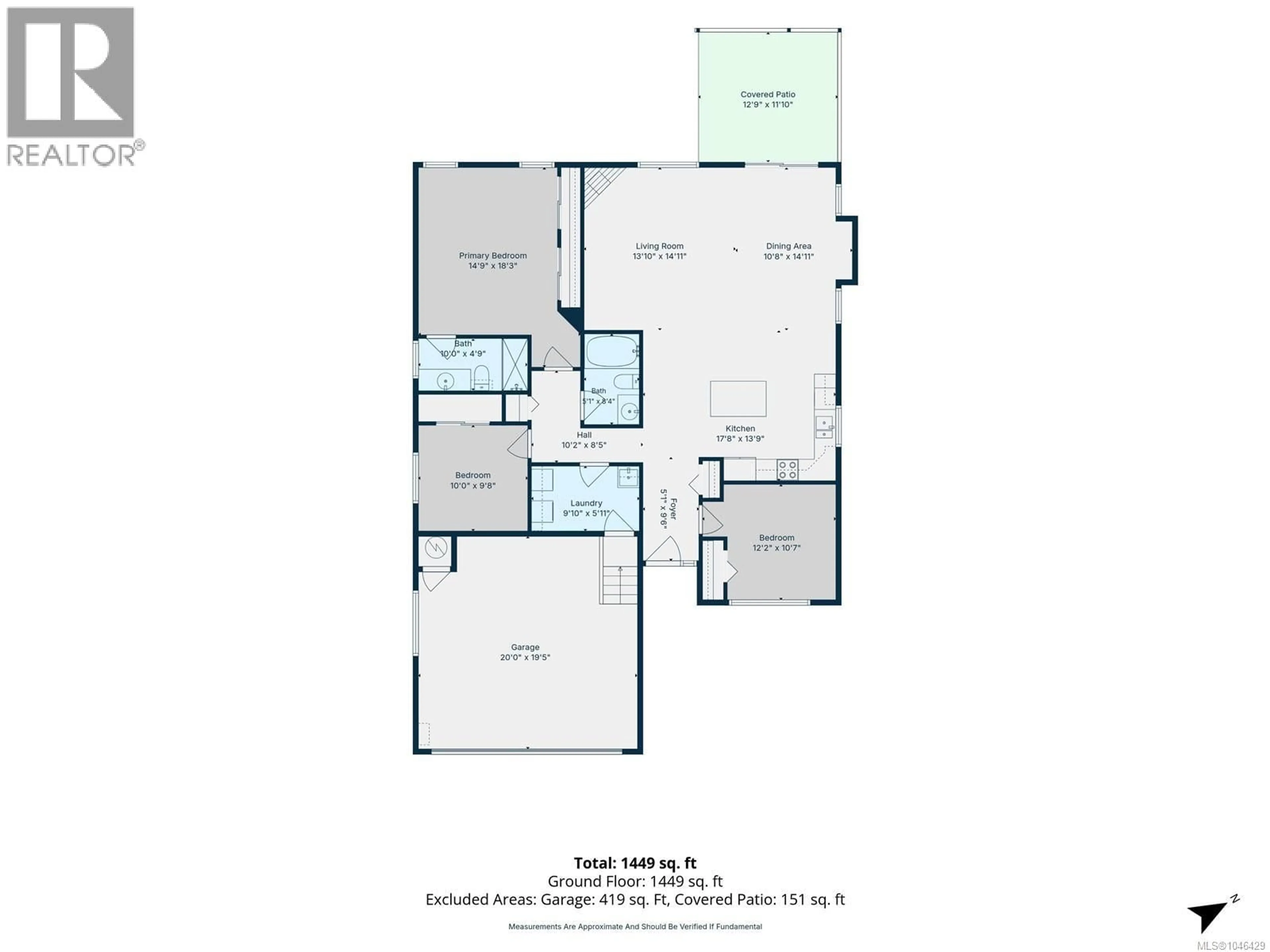 Floor plan for 1613 HOSANNA WAY, Nanaimo British Columbia V9V1M4