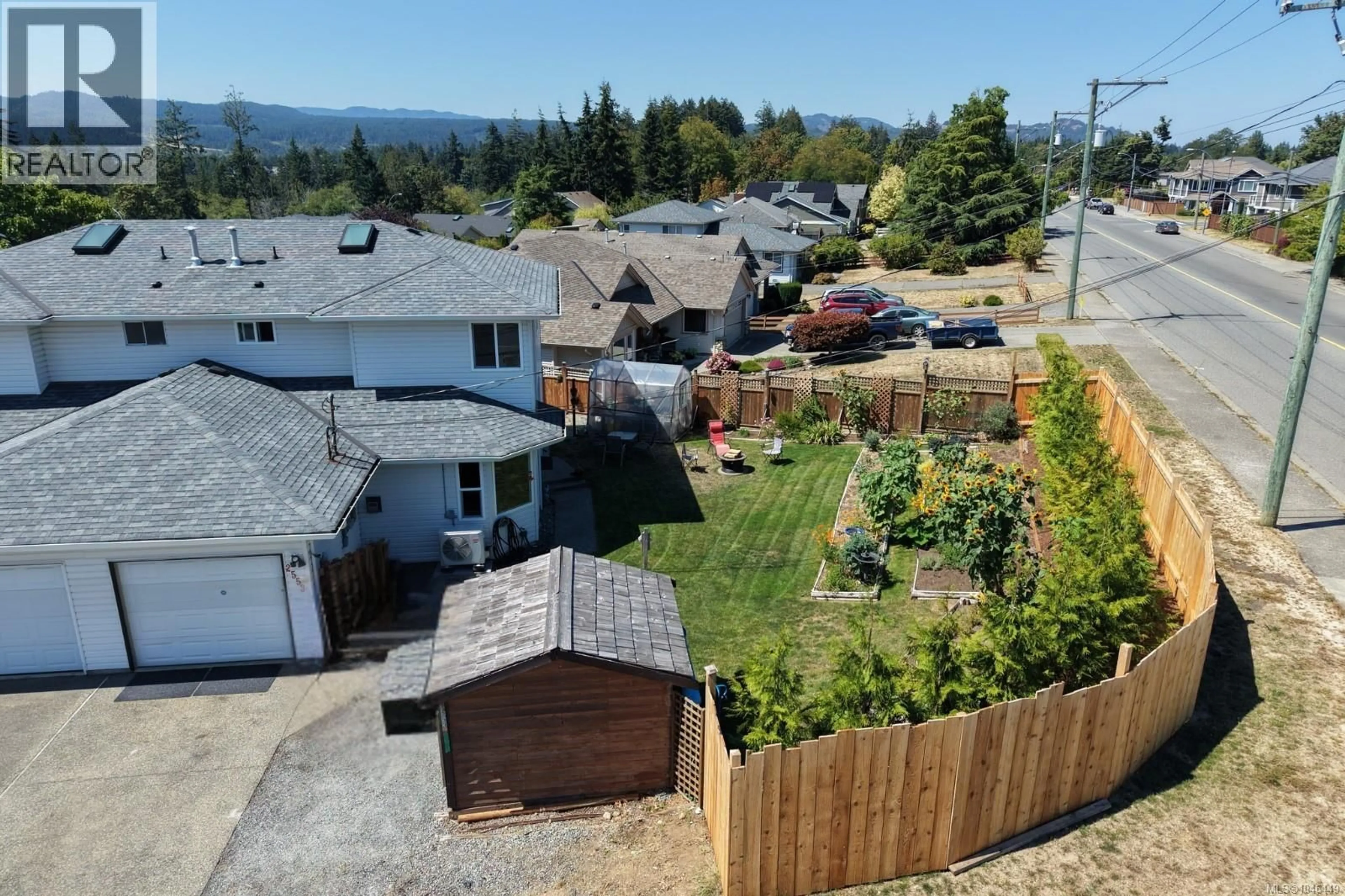 A pic from outside/outdoor area/front of a property/back of a property/a pic from drone, mountain view for 2553 SLOAN ROAD, Nanaimo British Columbia V9T5P6