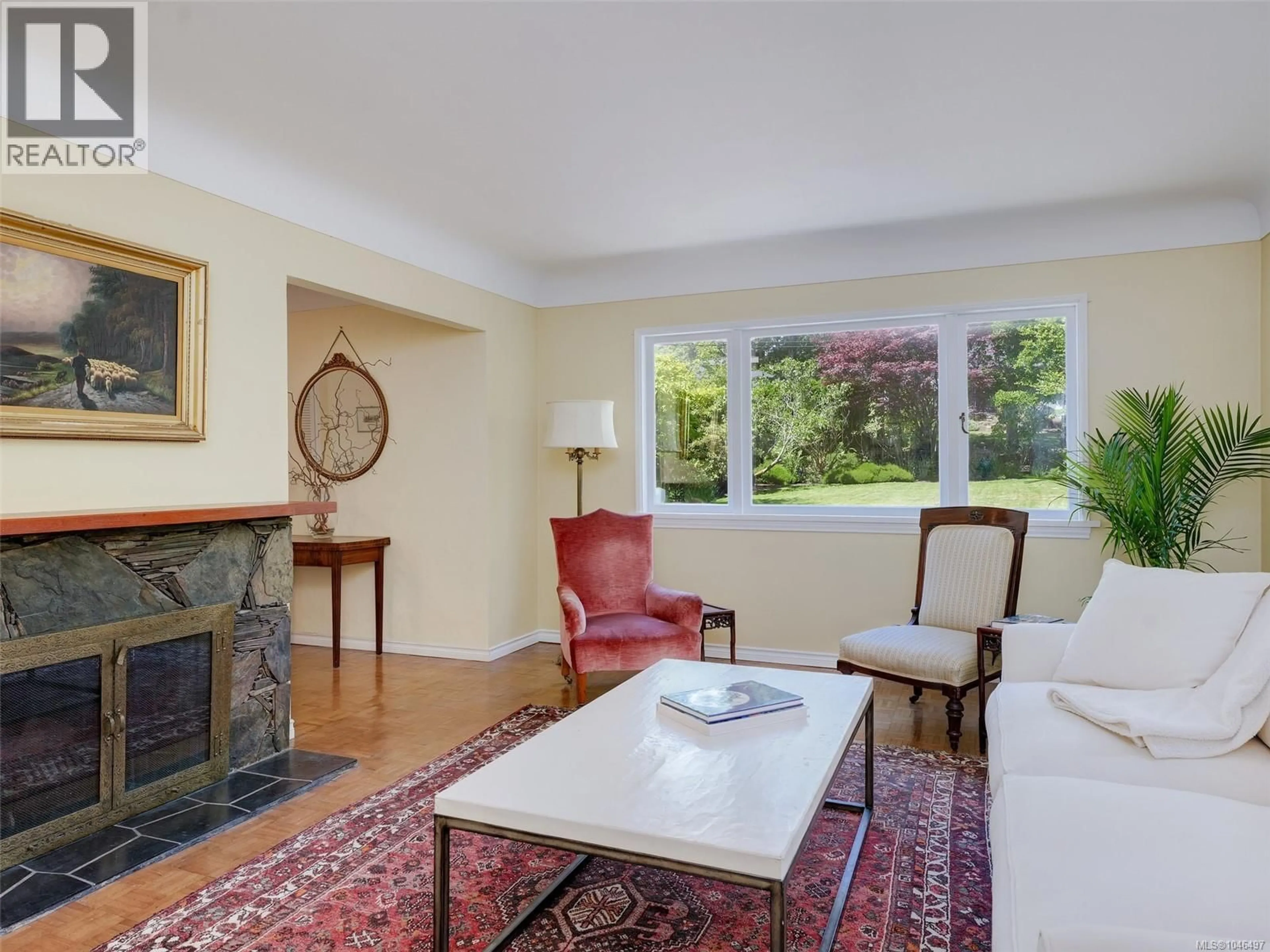Living room with furniture, unknown for 1941 MAYFAIR DRIVE, Saanich British Columbia V8P1R1