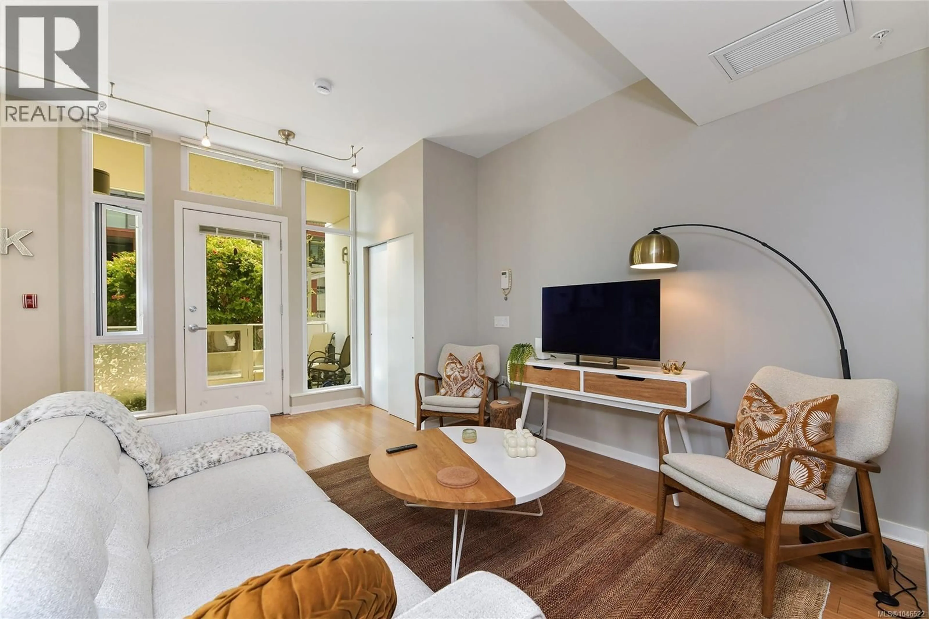 Living room with furniture, unknown for 111 - 373 TYEE ROAD, Victoria British Columbia V9A0B3