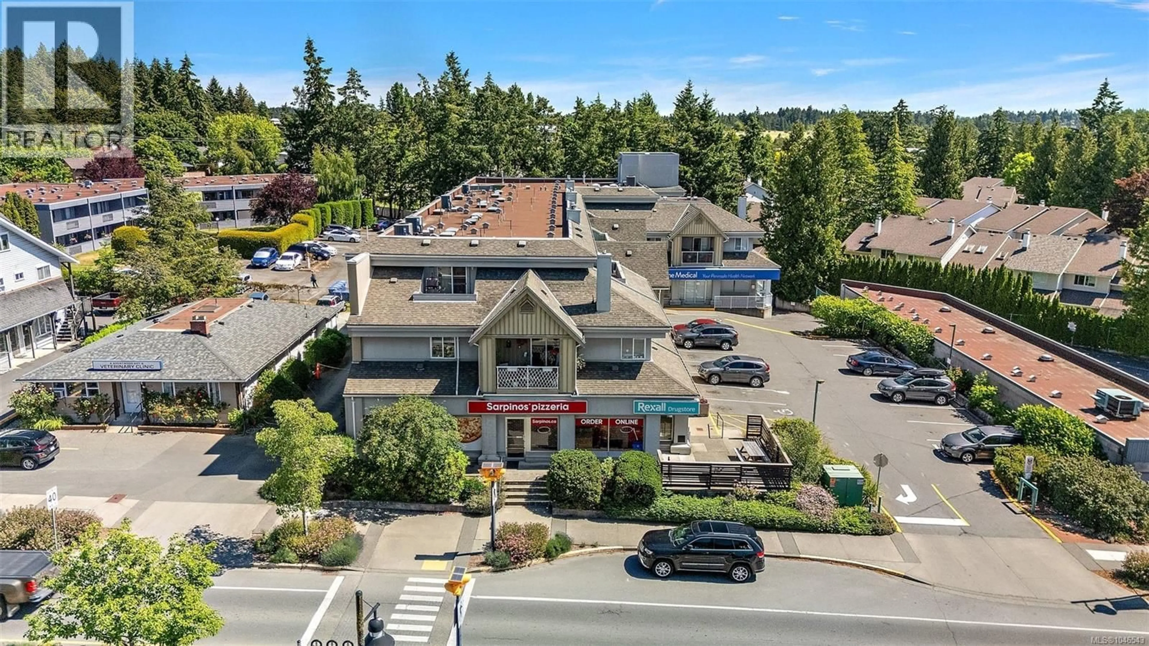 A pic from outside/outdoor area/front of a property/back of a property/a pic from drone, mountain view for 302 - 7143 WEST SAANICH ROAD, Central Saanich British Columbia V8M1P7