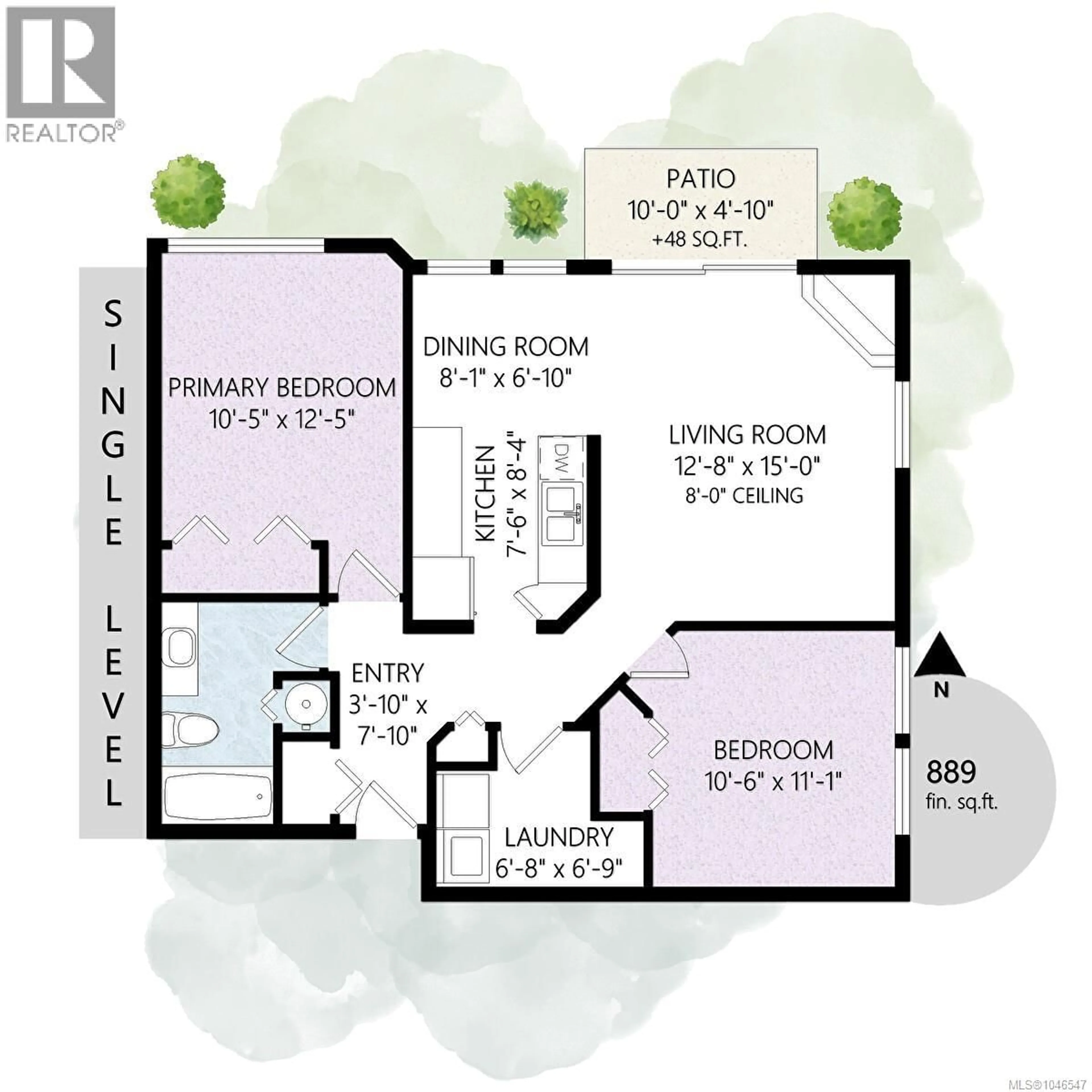 Floor plan for 104 - 435 MORISON AVENUE, Parksville British Columbia V9P2M7