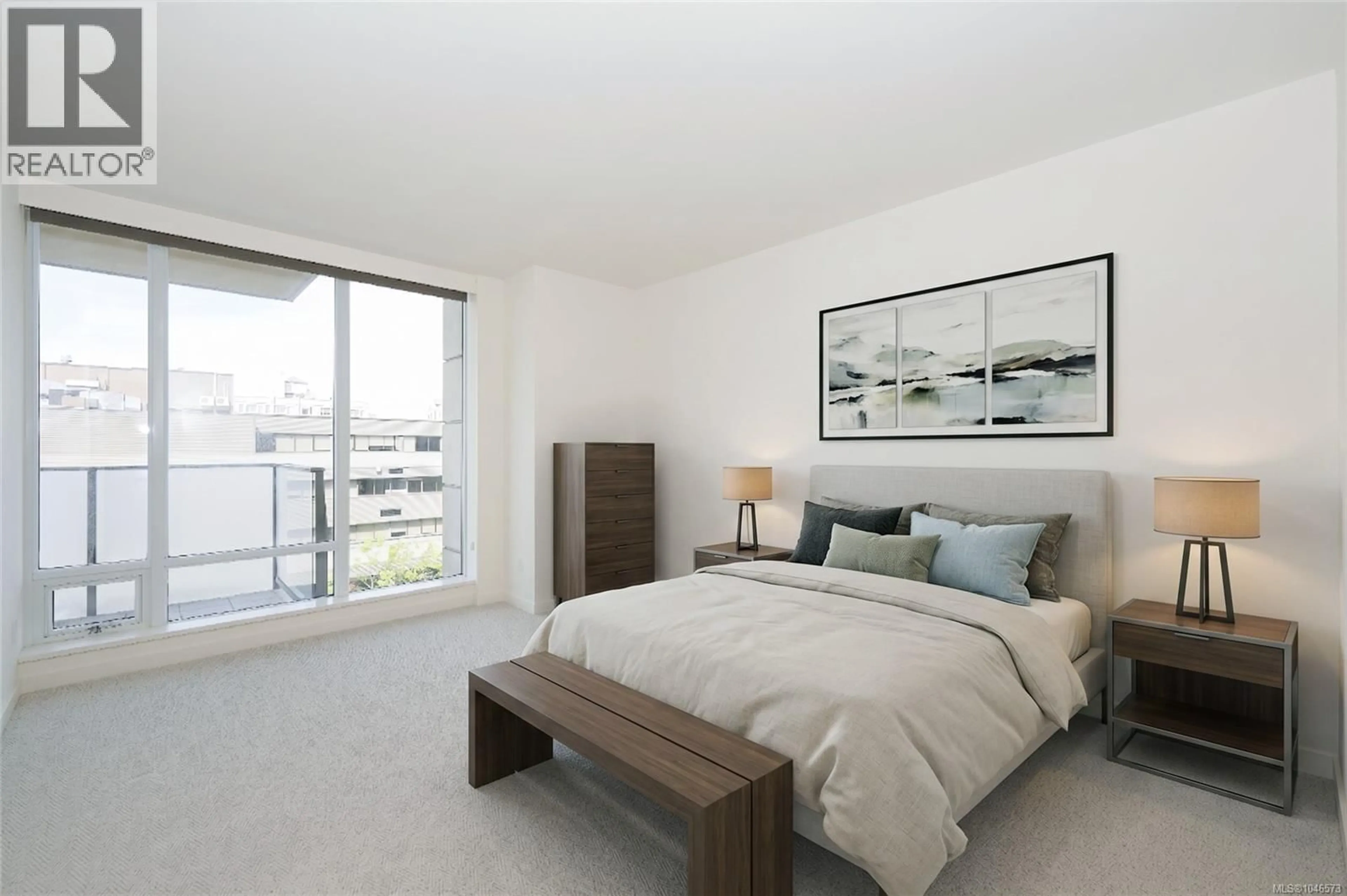 Bedroom with bed, unknown for 608 - 707 COURTNEY STREET, Victoria British Columbia V8W0A9