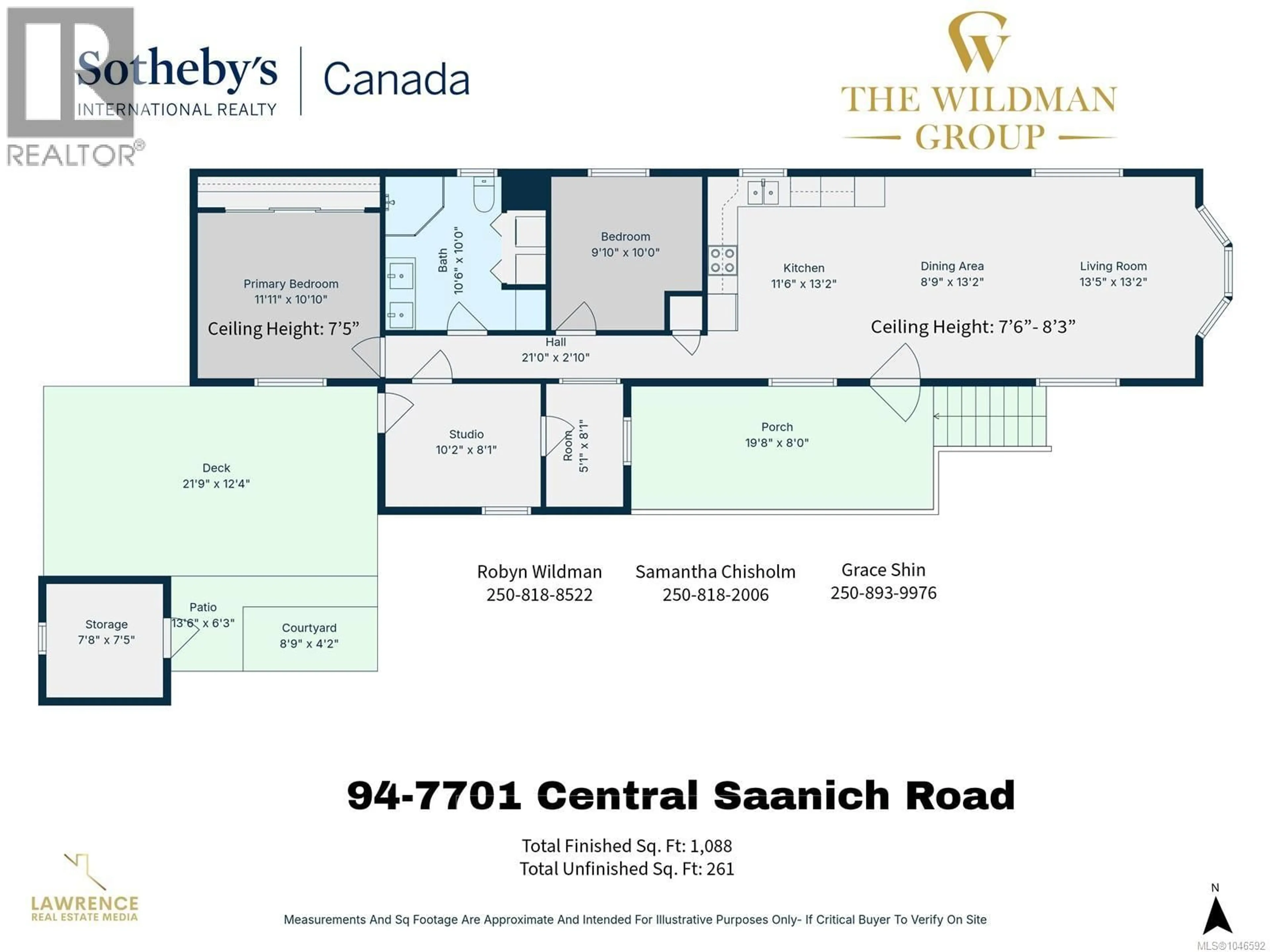 Floor plan for 94 - 7701 CENTRAL SAANICH ROAD, Central Saanich British Columbia V8M2B6