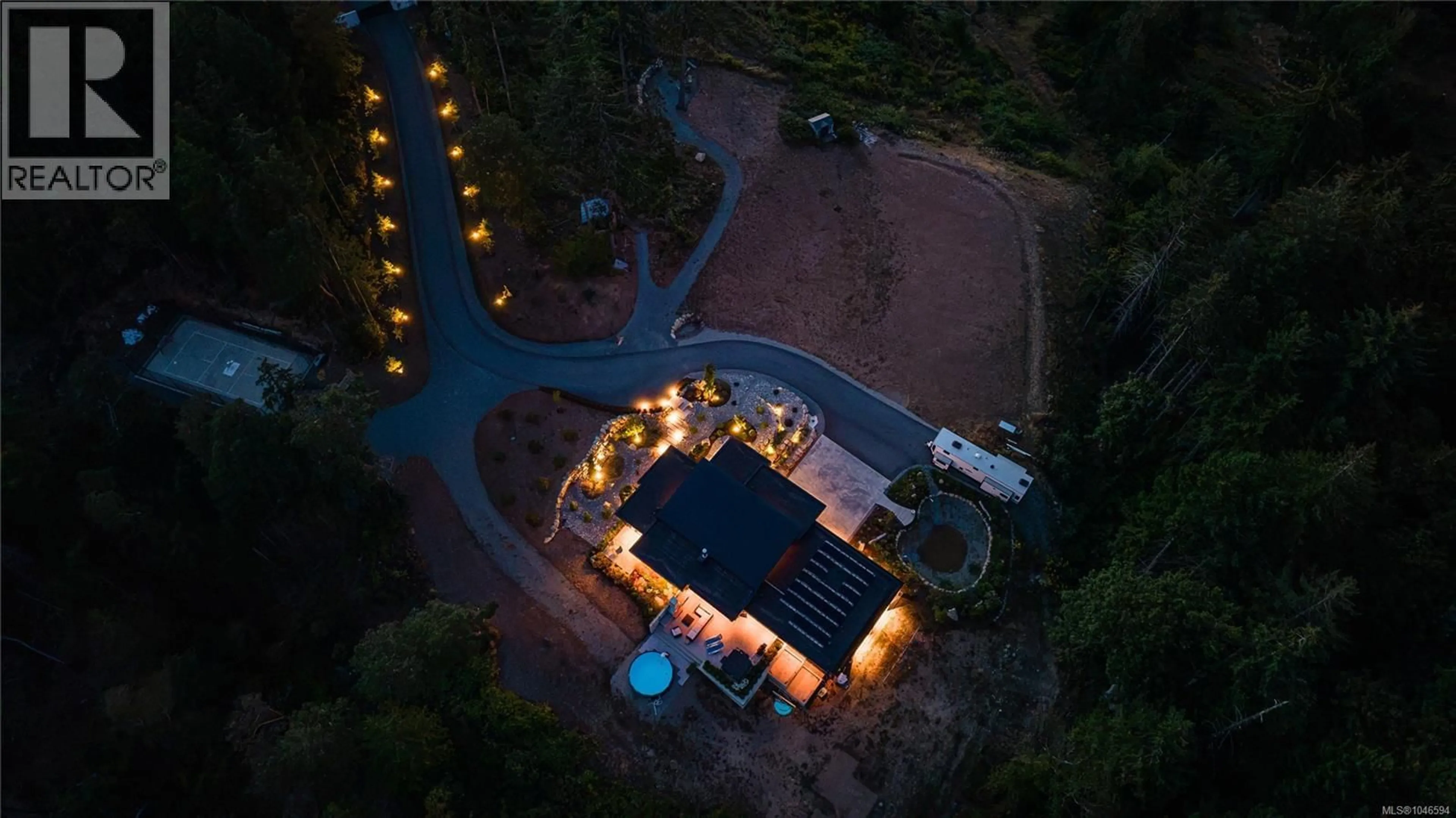A pic from outside/outdoor area/front of a property/back of a property/a pic from drone, unknown for 3300 FERGUSON ROAD, Nanaimo British Columbia V9R6W8