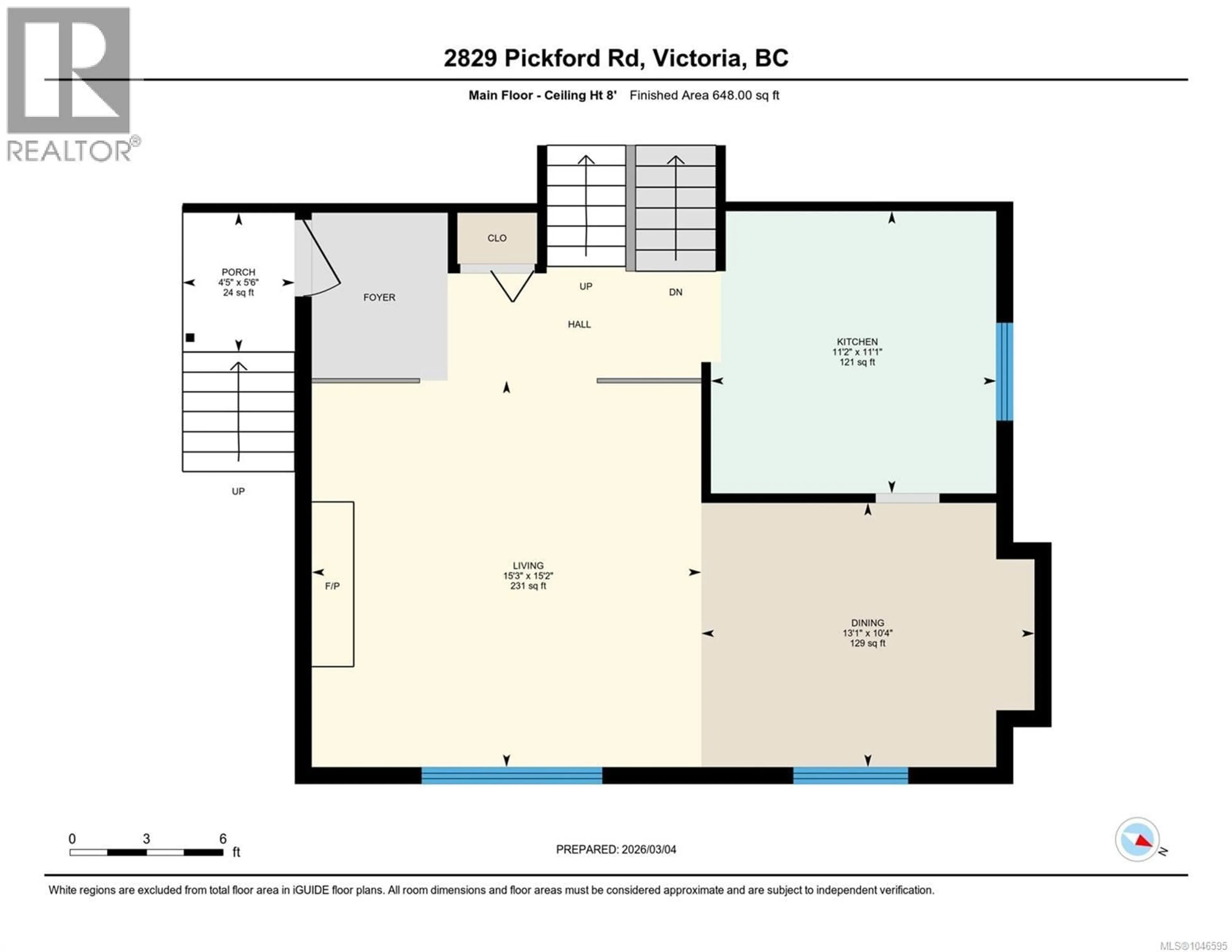 Floor plan for 2829 PICKFORD ROAD, Colwood British Columbia V9B2K3