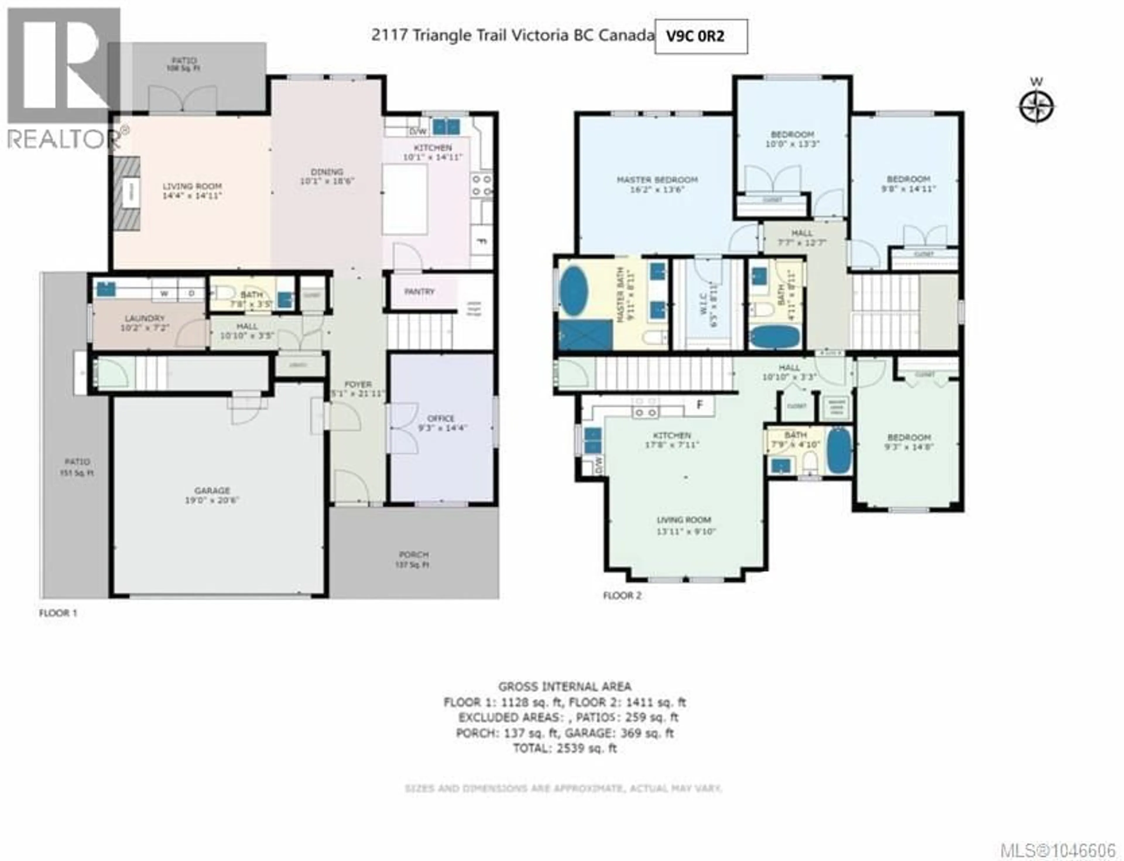 Floor plan for 2117 TRIANGLE TRAIL, Langford British Columbia V9C0R2