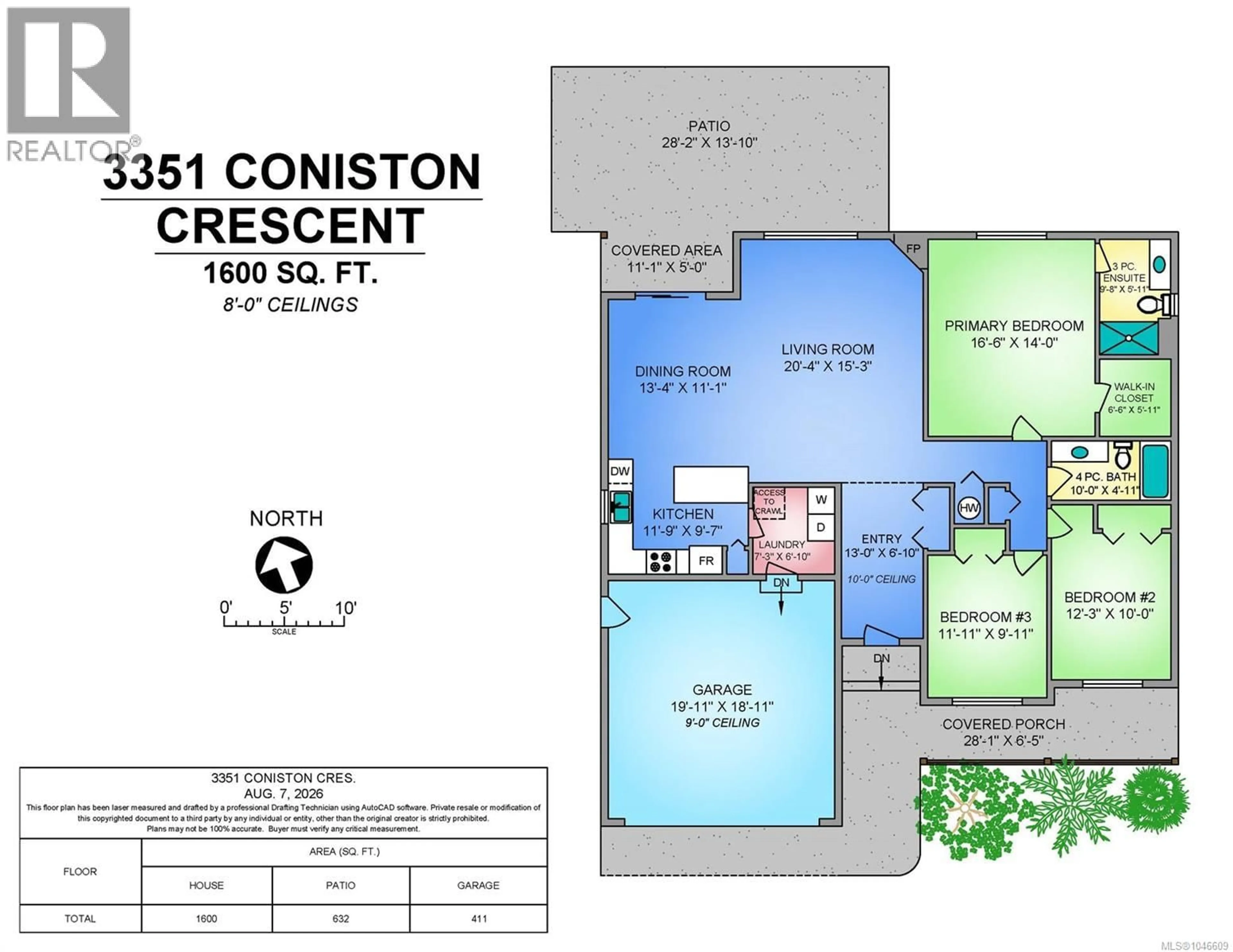 Floor plan for 3351 CONISTON CRESCENT, Cumberland British Columbia V0R1S0