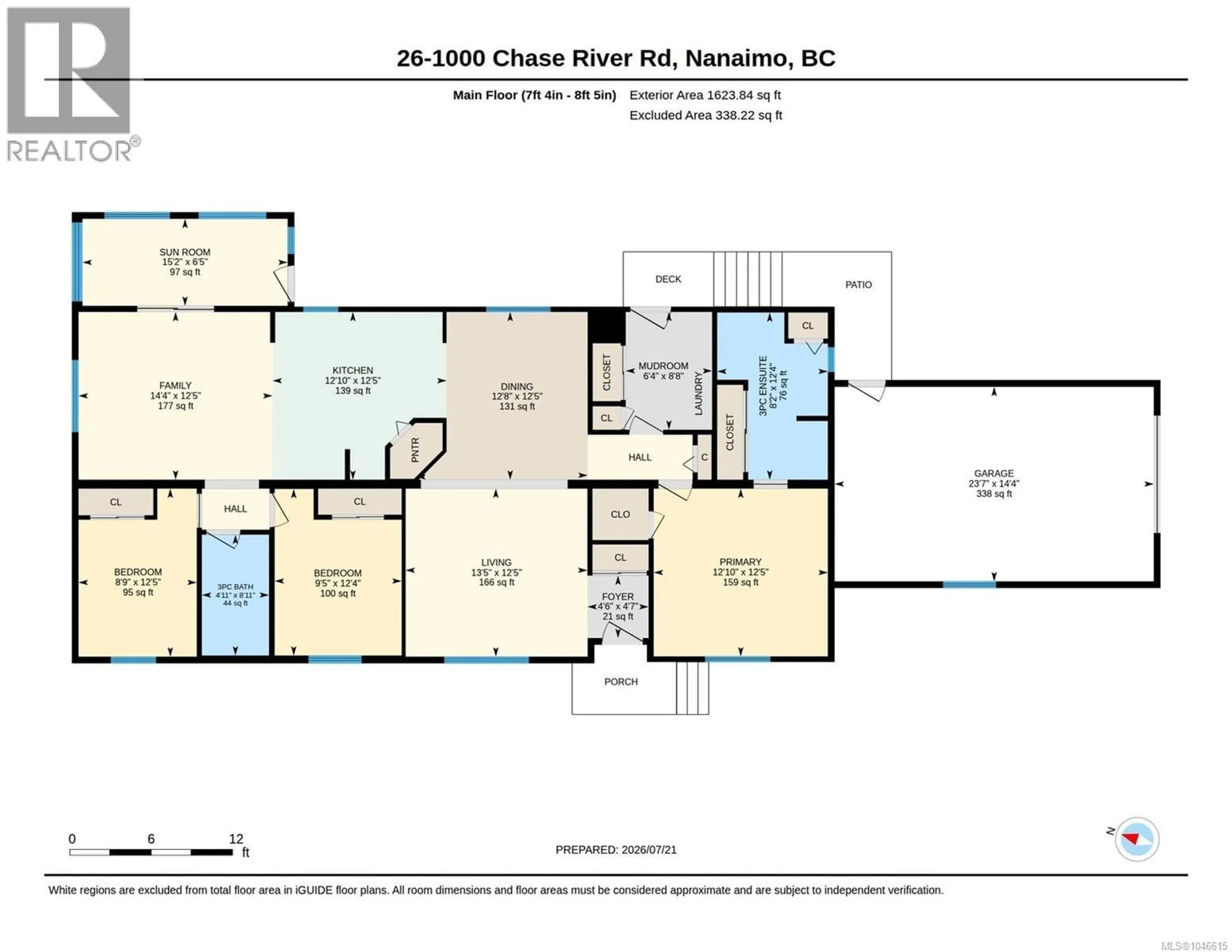 Floor plan for 26 - 1000 CHASE RIVER ROAD, Nanaimo British Columbia V9R6L8