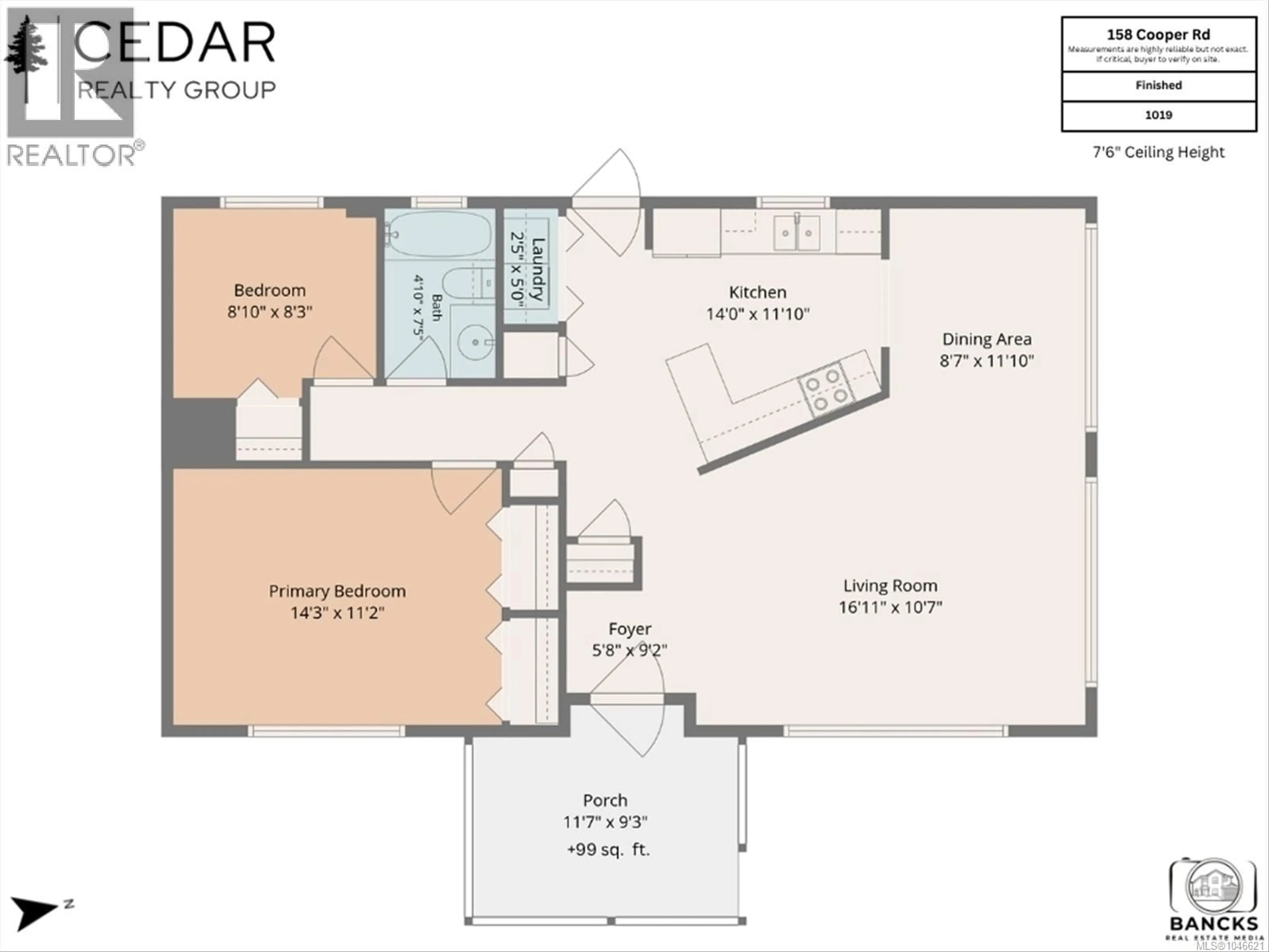 Floor plan for 7 - 158 COOPER ROAD, View Royal British Columbia V9A7B3