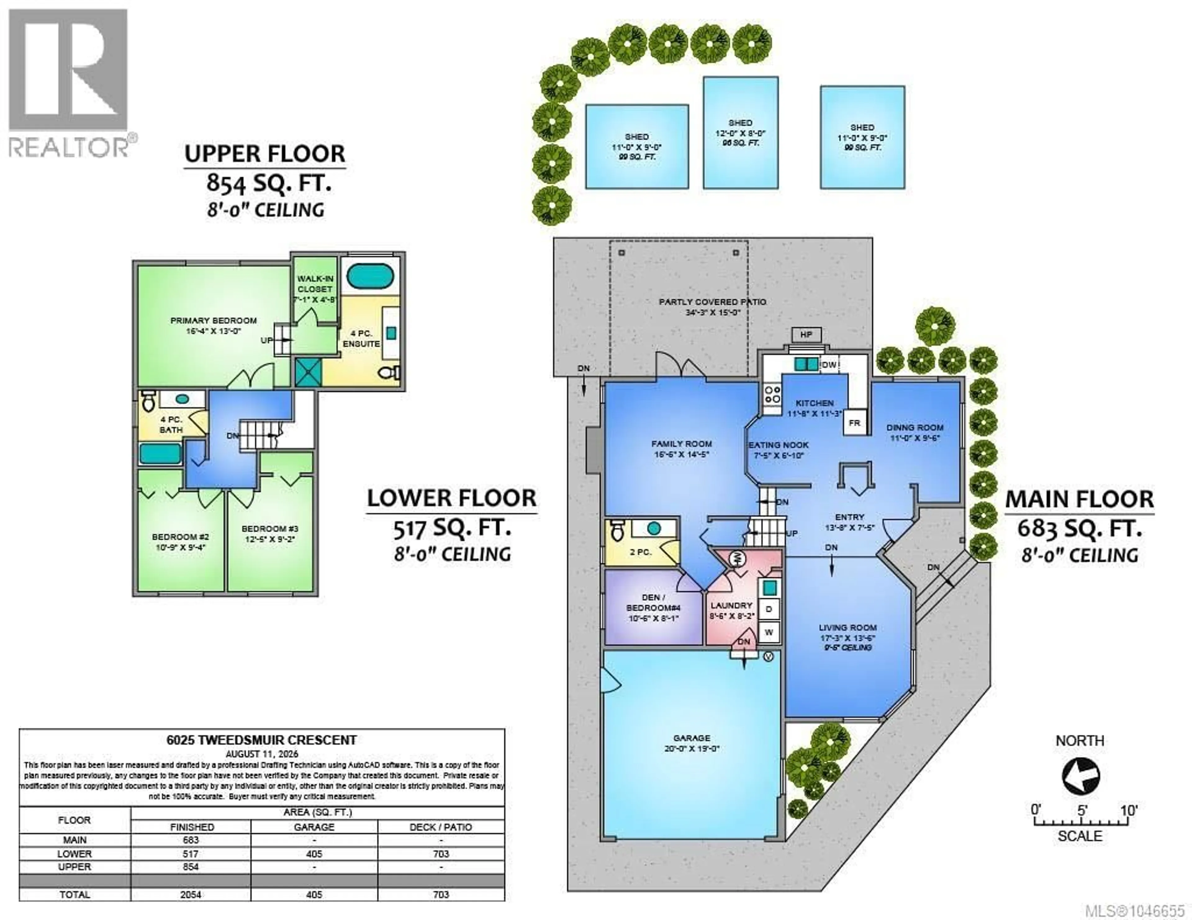 Floor plan for 6025 TWEEDSMUIR CRESCENT, Nanaimo British Columbia V9T5Y7