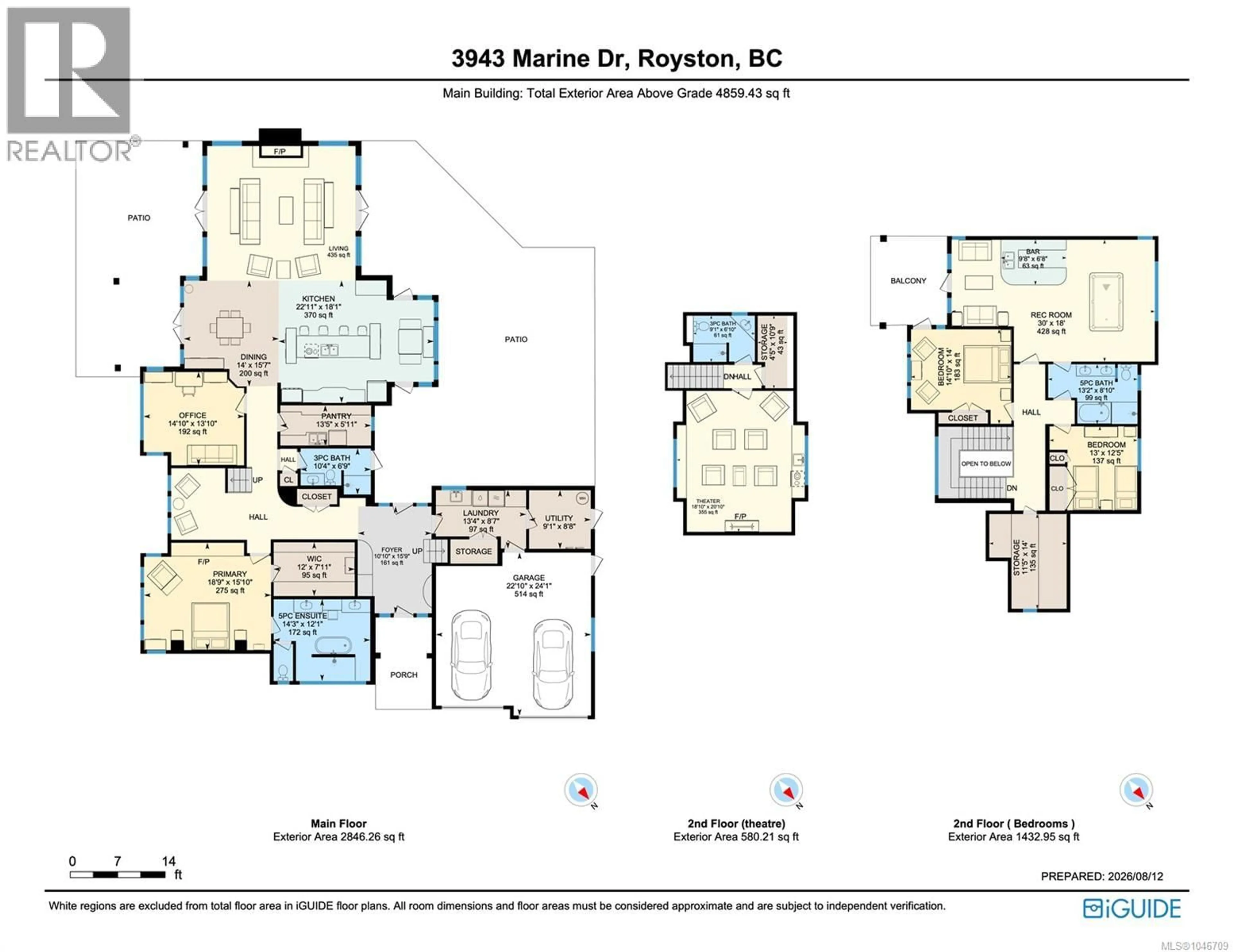 Floor plan for 3943/3941 MARINE DRIVE, Royston British Columbia V0R2V0