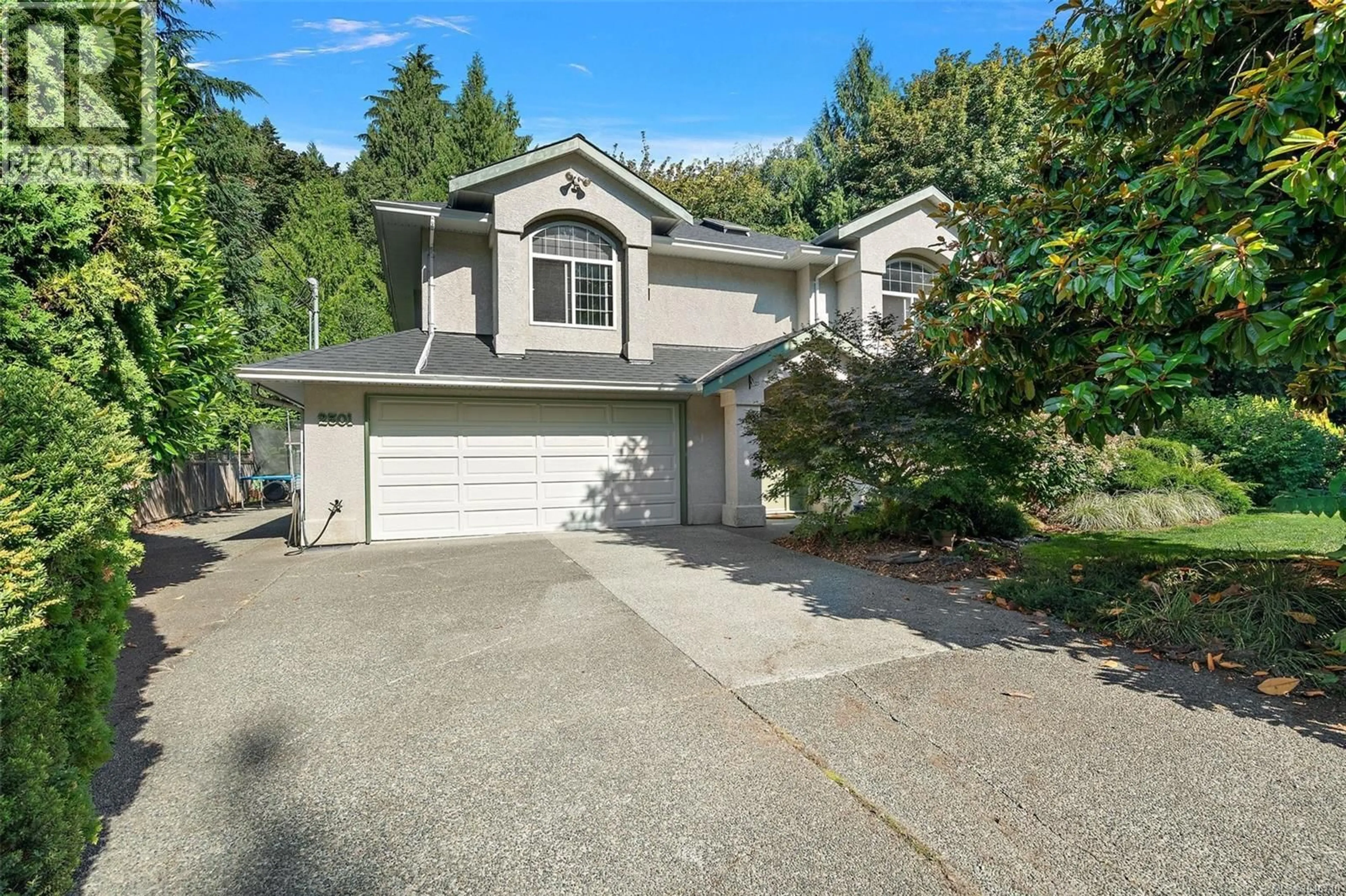 Home with vinyl exterior material, street for 2501 FAWN ROAD, Mill Bay British Columbia V0R2P1