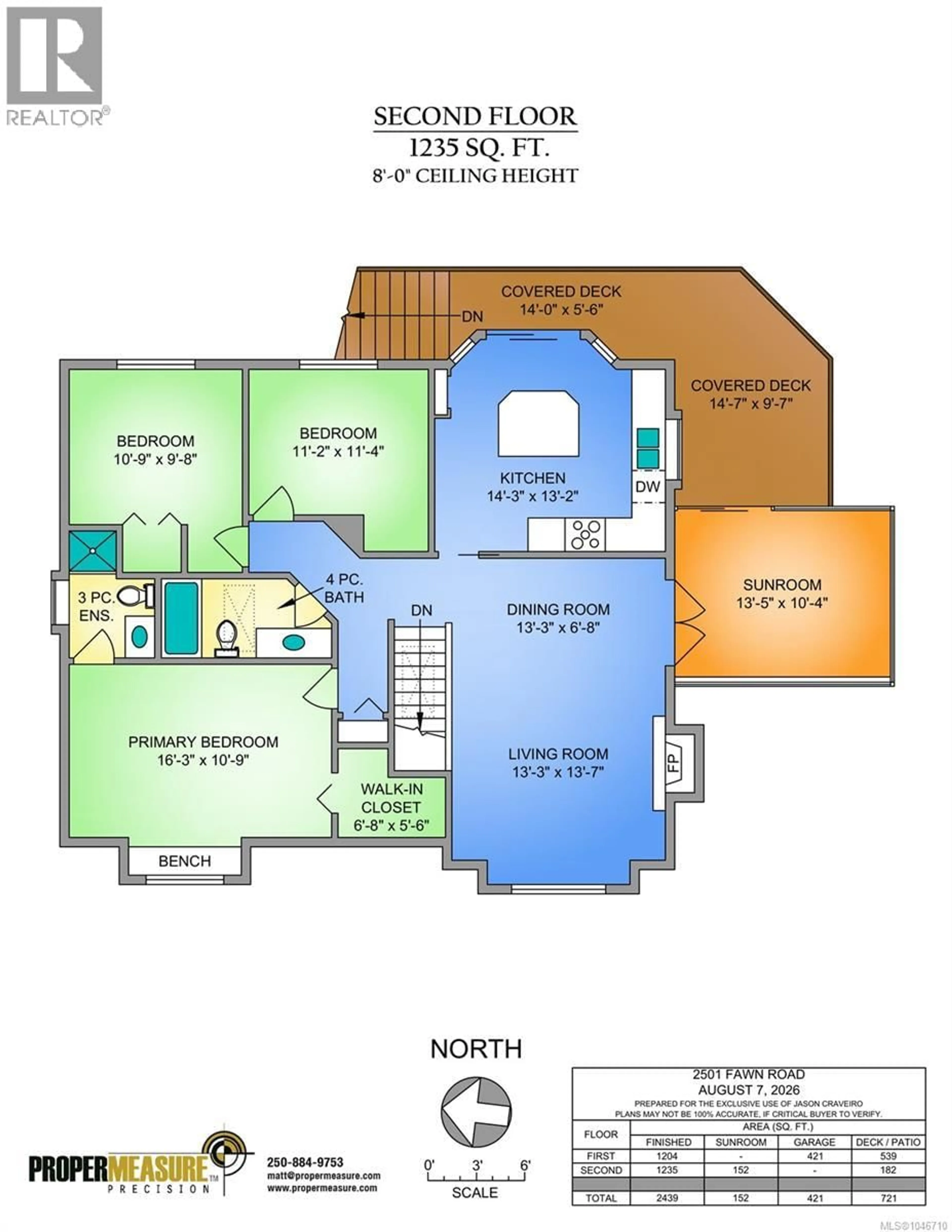 Floor plan for 2501 FAWN ROAD, Mill Bay British Columbia V0R2P1