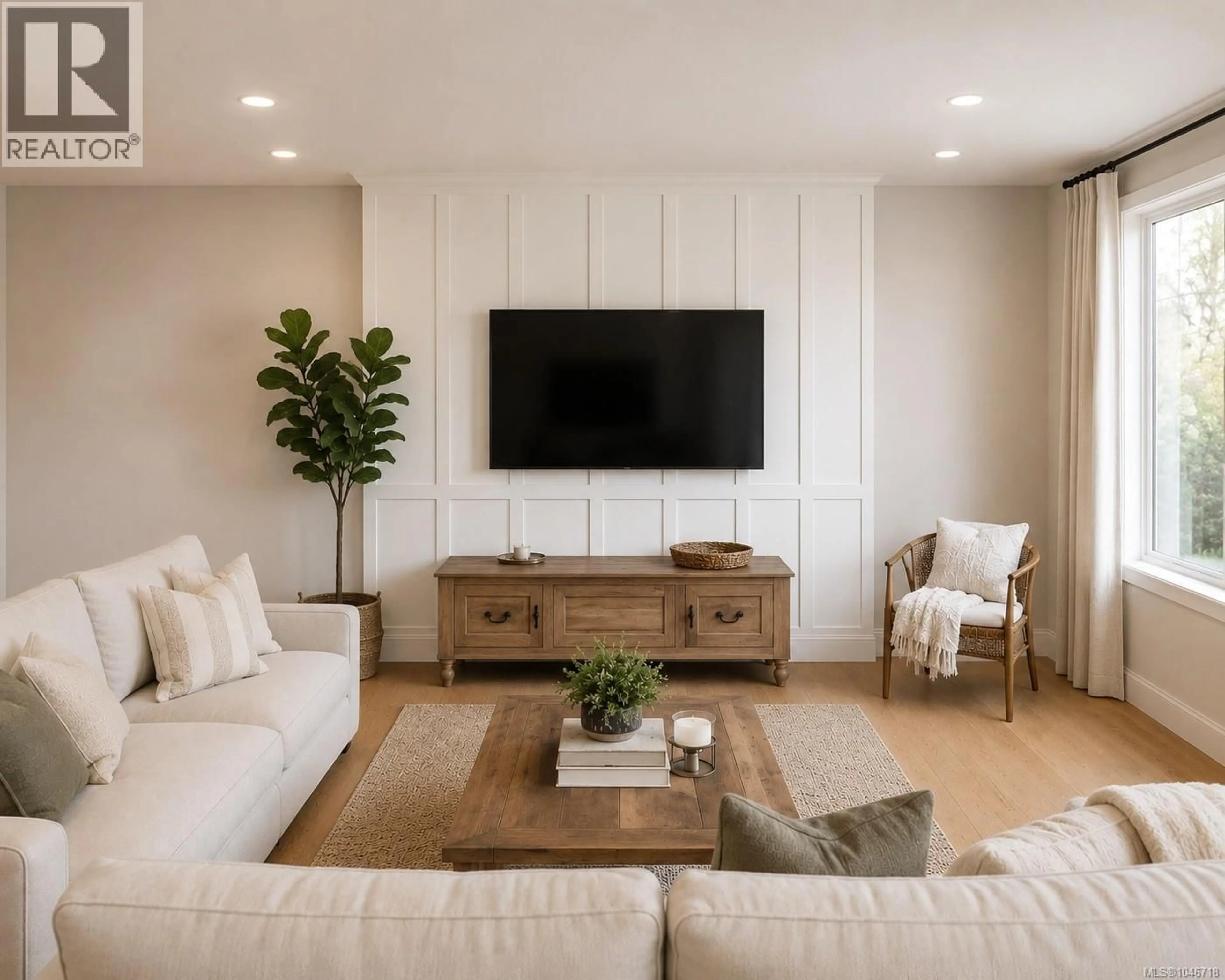 Living room with furniture, wood/laminate floor for D - 2093 KENNEDY STREET, Sooke British Columbia V9Z0Z1