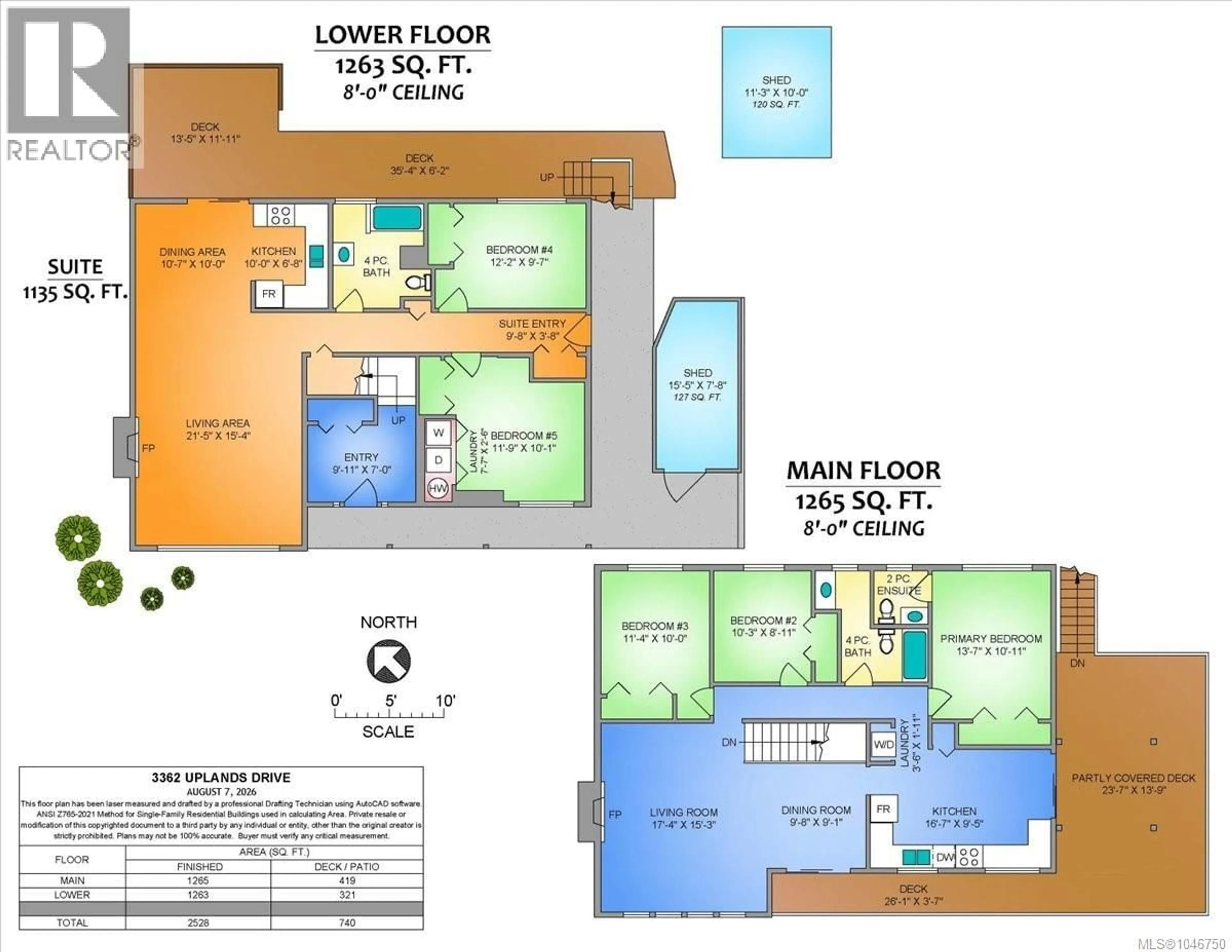 Floor plan for 3362 UPLANDS DRIVE, Nanaimo British Columbia V9T2T5