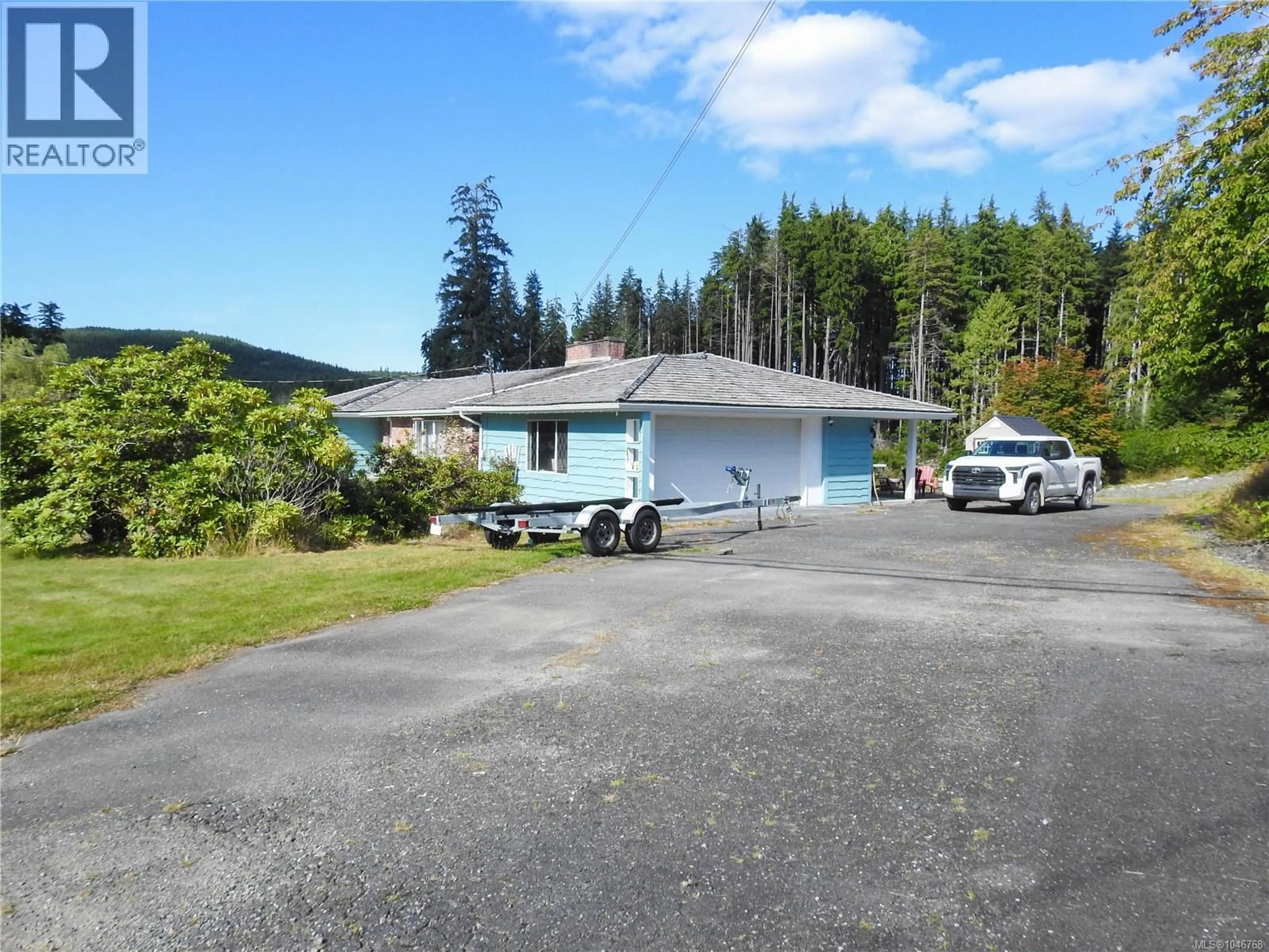 A pic from outside/outdoor area/front of a property/back of a property/a pic from drone, unknown for 556 COAL HARBOUR ROAD, Coal Harbour British Columbia V0N1K0