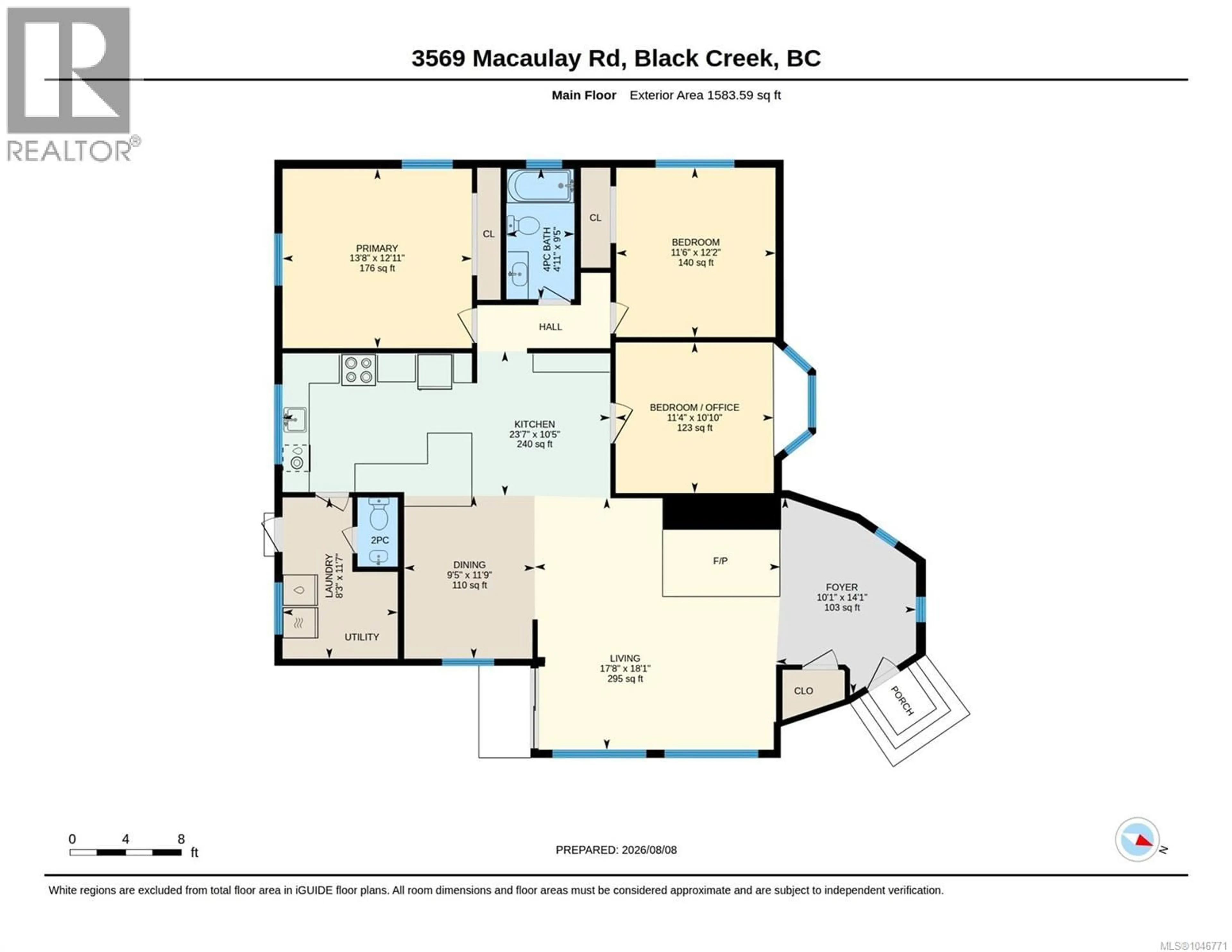 Floor plan for 3569 MACAULAY ROAD, Black Creek British Columbia V9J1E4