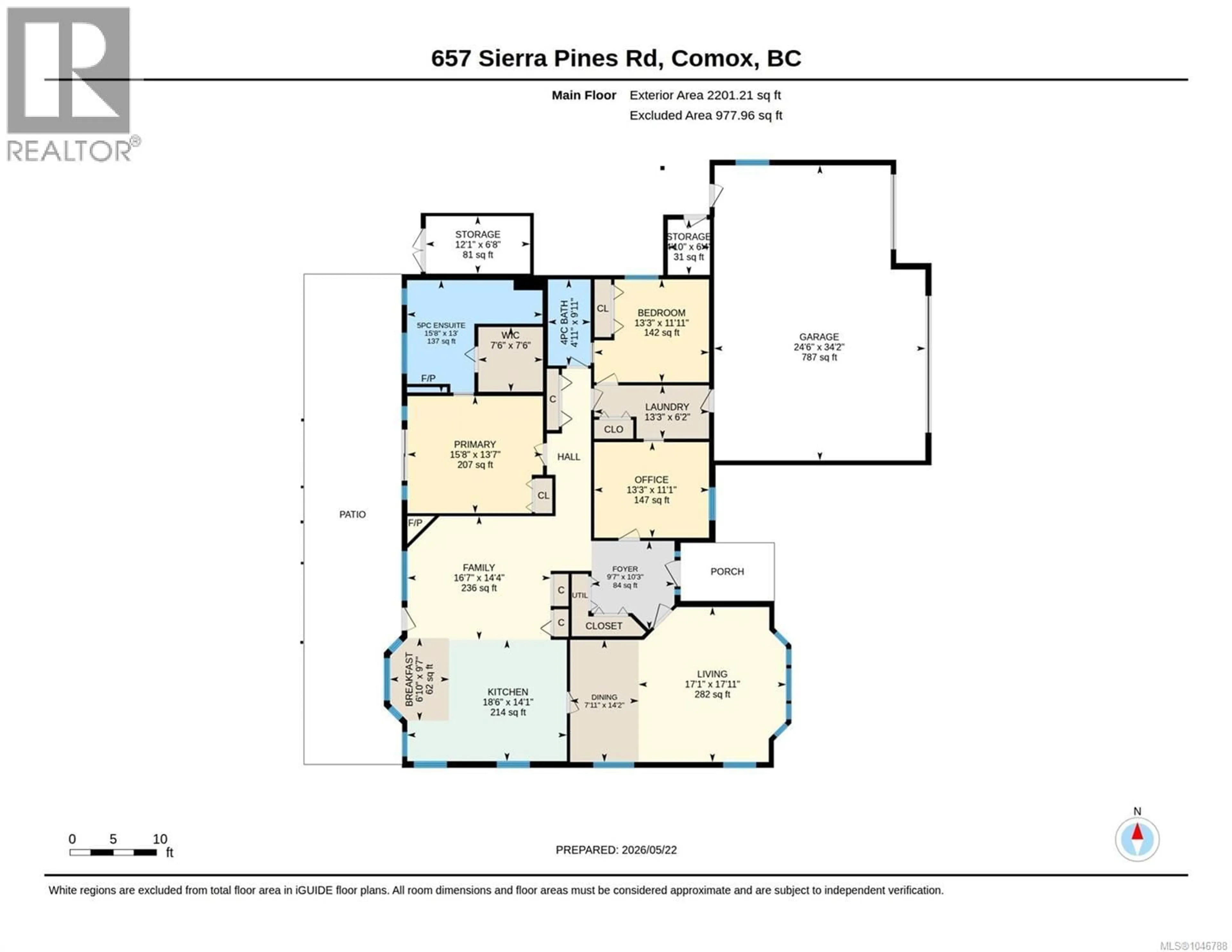 Floor plan for 657 SIERRA PINES ROAD, Comox British Columbia V9M3W8