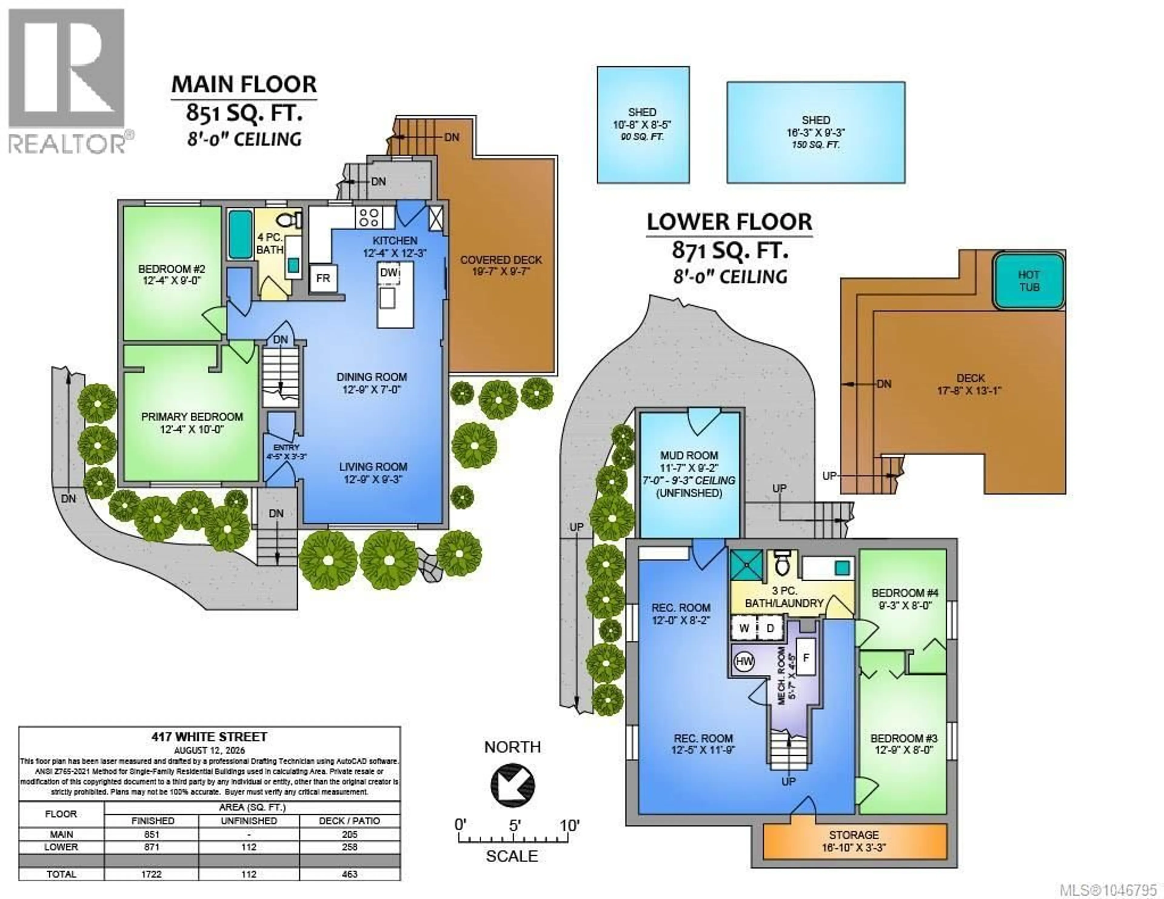 Floor plan for 417 WHITE STREET, Ladysmith British Columbia V9G1B7
