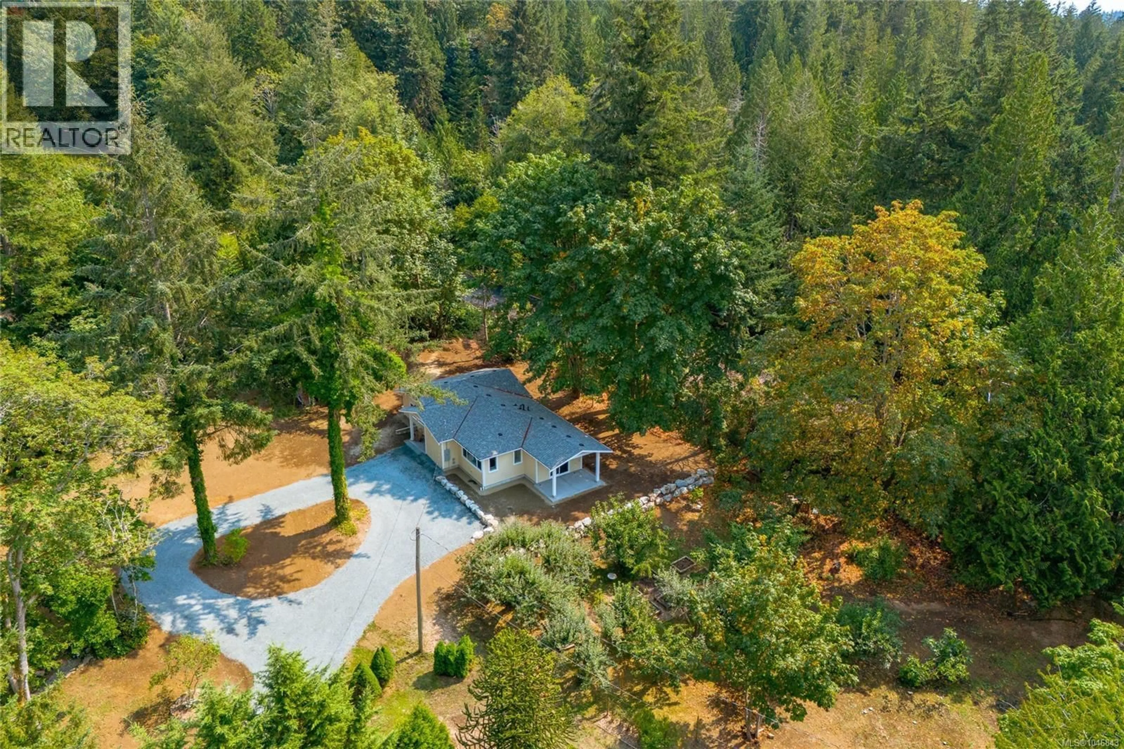 A pic from outside/outdoor area/front of a property/back of a property/a pic from drone, forest/trees view for 7421 WESTHOLME ROAD, Westholme British Columbia V0R3C0