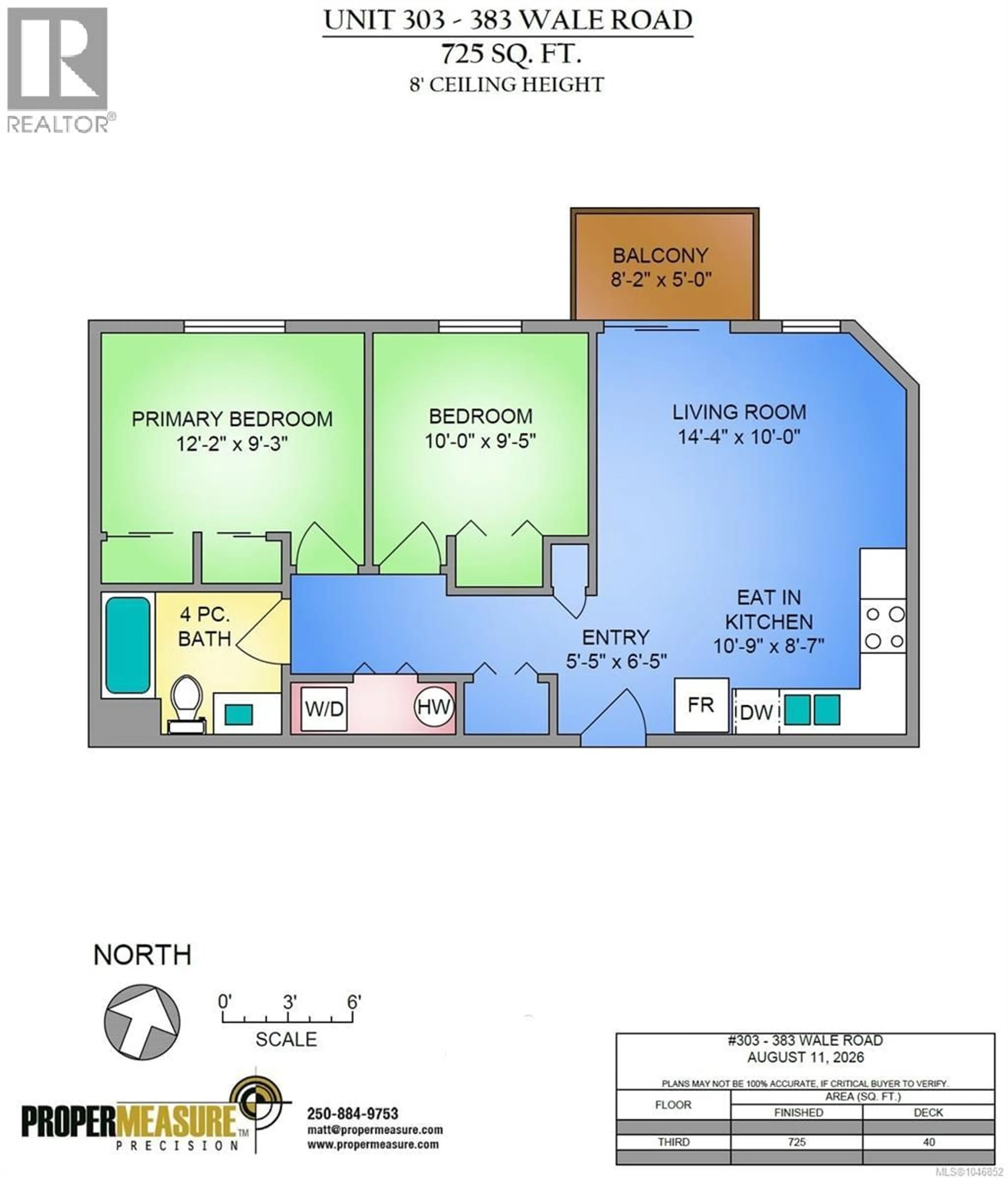 Floor plan for 303 - 383 WALE ROAD, Colwood British Columbia V9B2X8