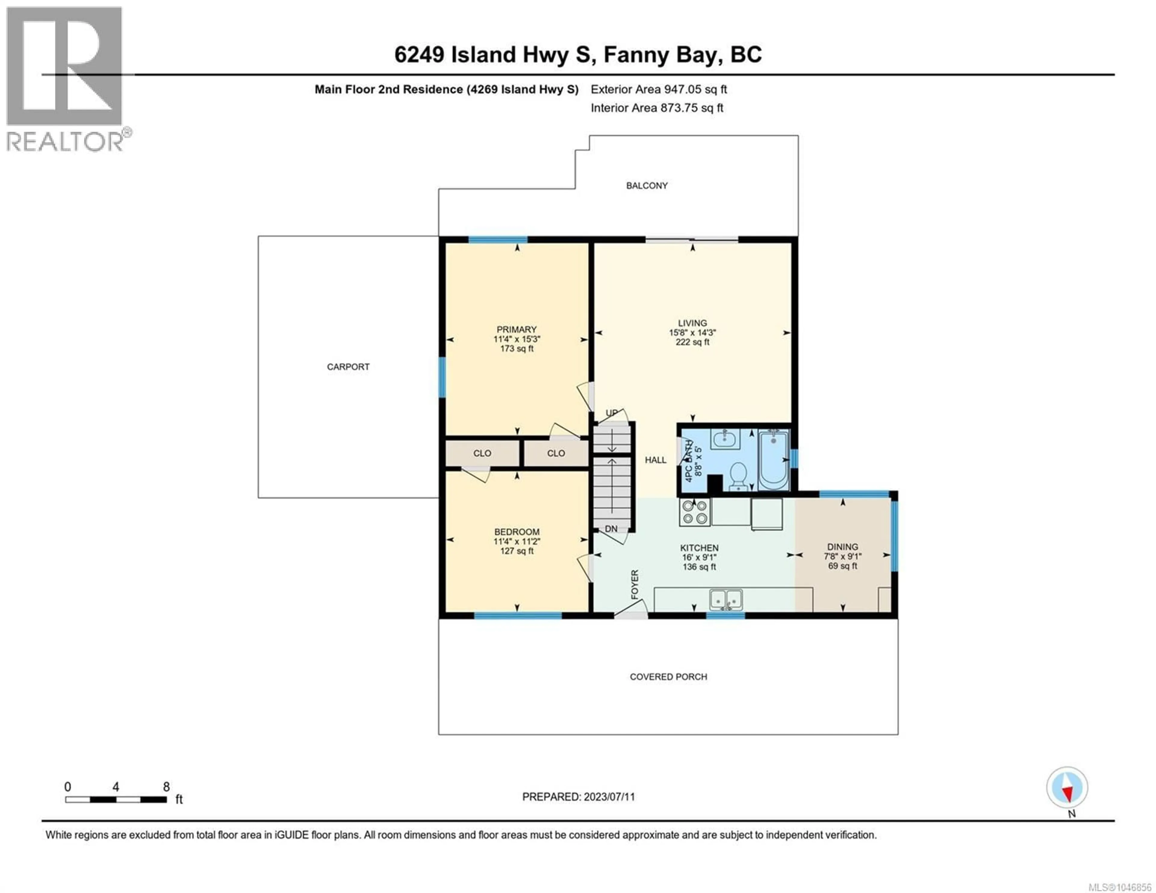 Floor plan for 6249/6259 ISLAND HIGHWAY SOUTH, Union Bay British Columbia V0R3B0