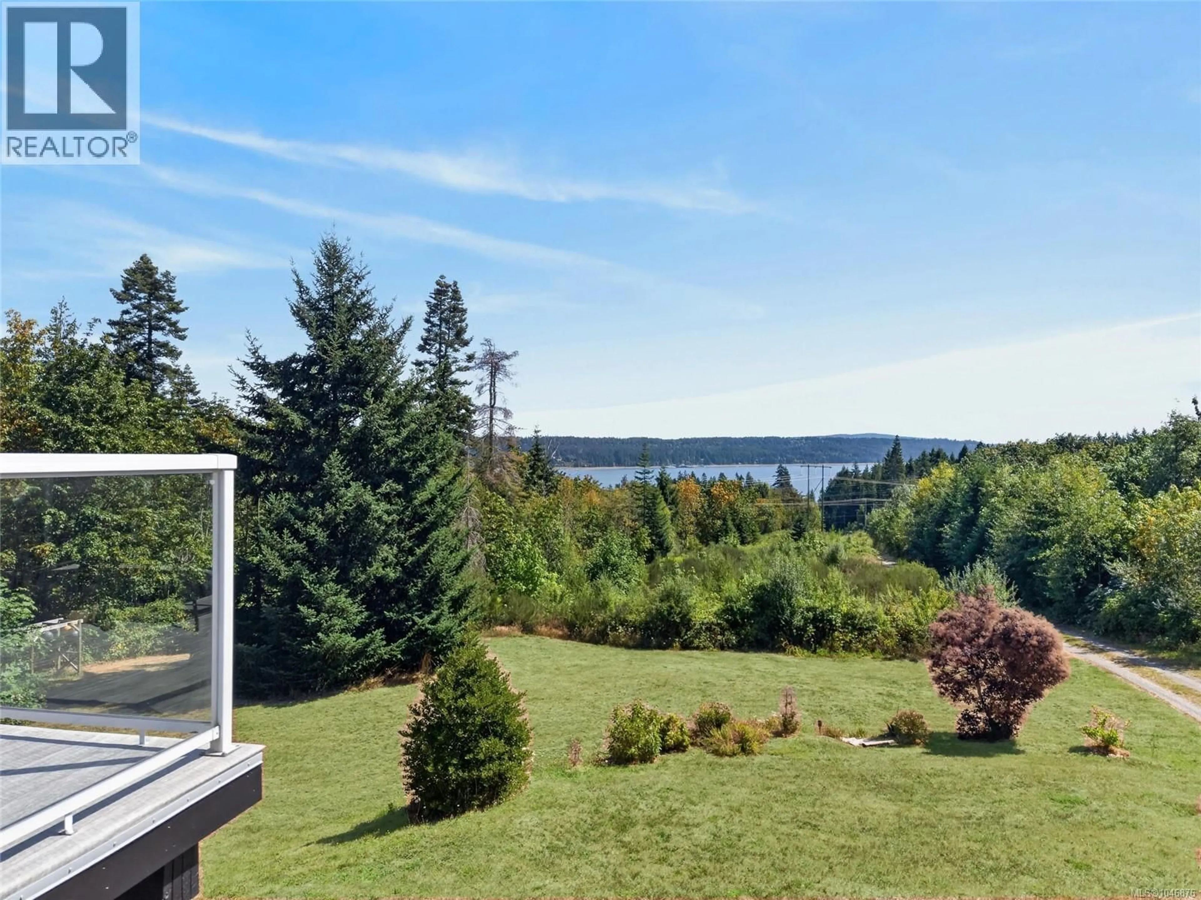 A pic from outside/outdoor area/front of a property/back of a property/a pic from drone, water/lake/river/ocean view for 510 MCKAY ROAD, Fanny Bay British Columbia V0R1W0