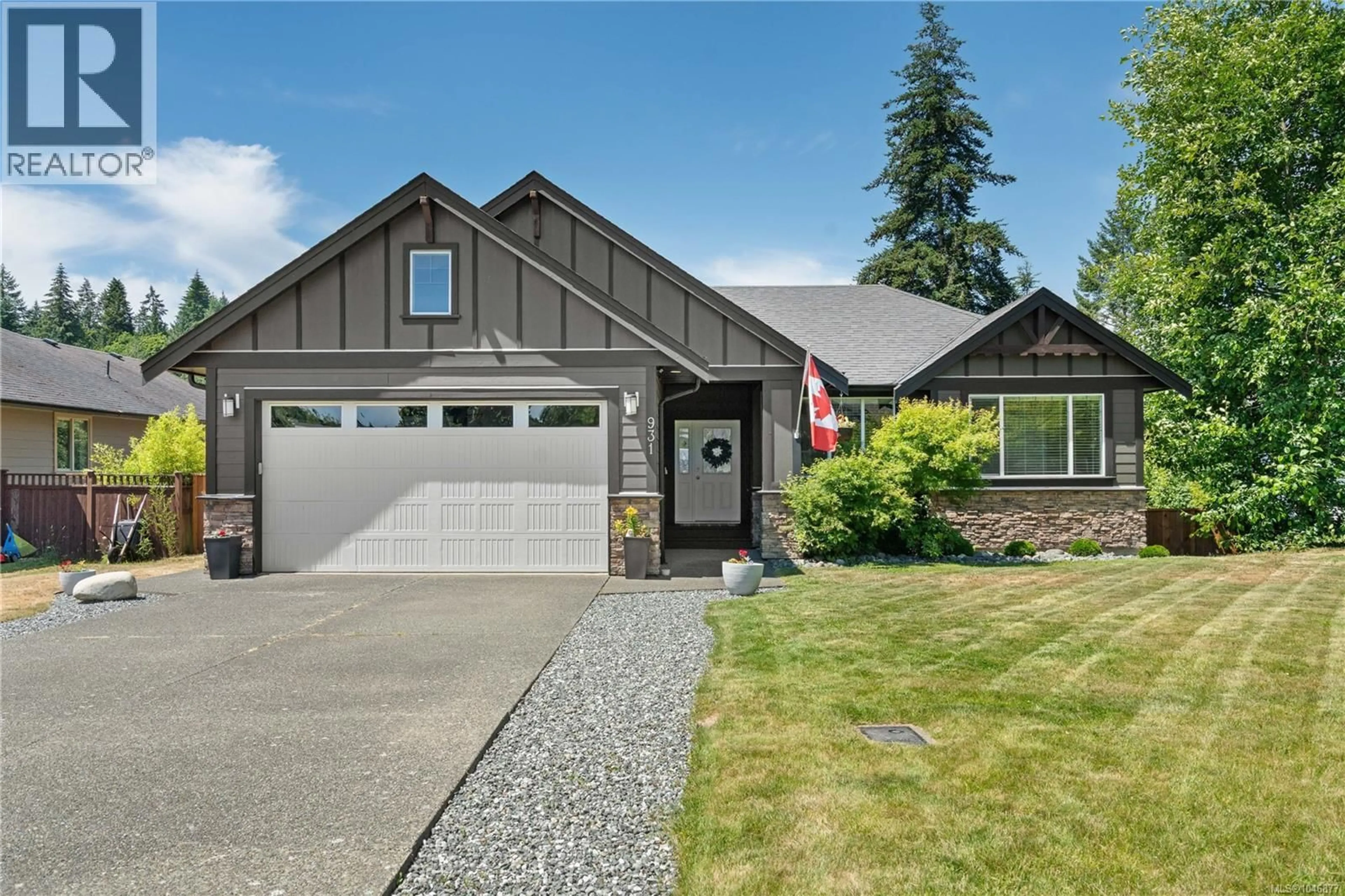 Home with vinyl exterior material, street for 931 DELOUME ROAD, Mill Bay British Columbia V0R2P1