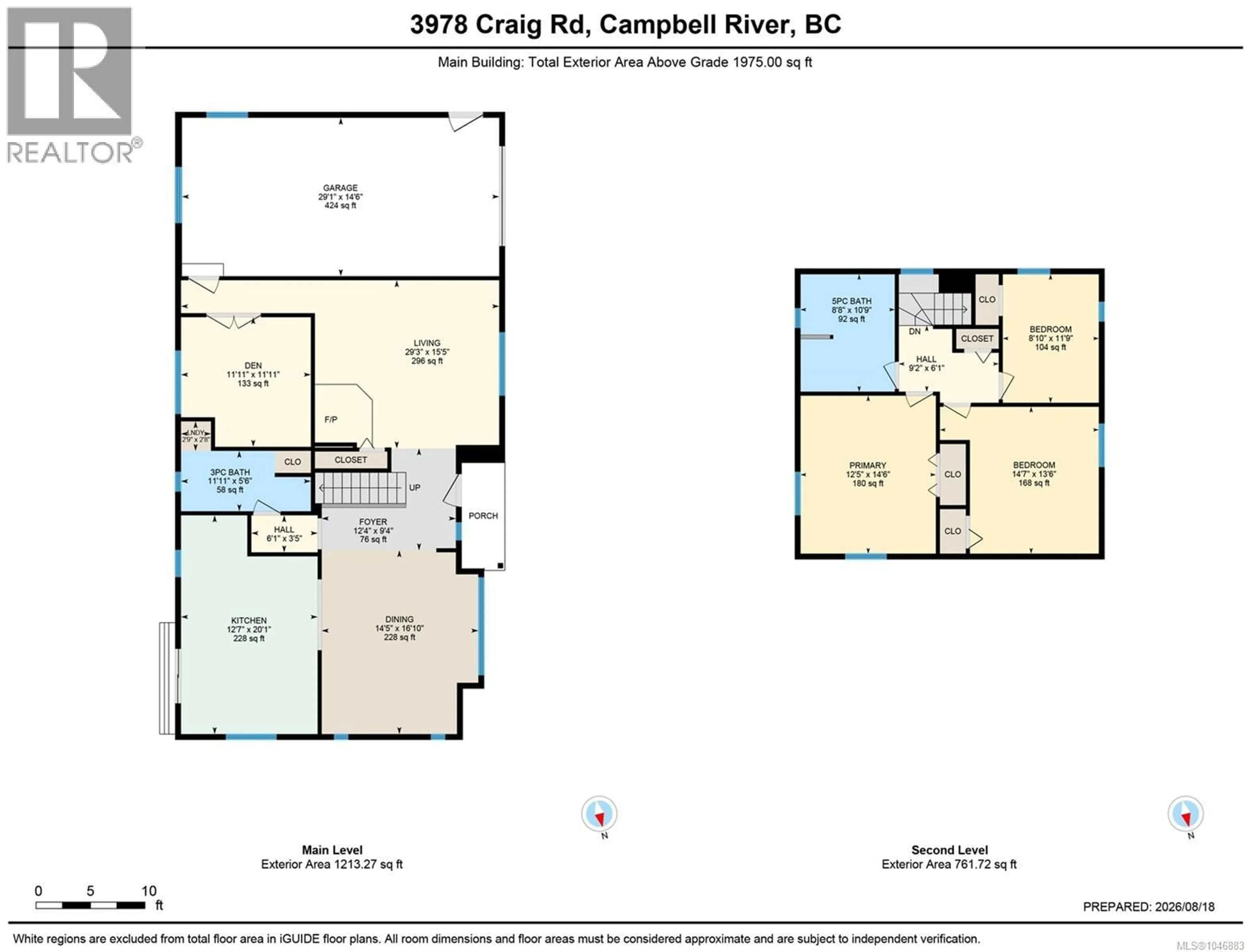 Floor plan for 3978 CRAIG ROAD, Campbell River British Columbia V9H1H1