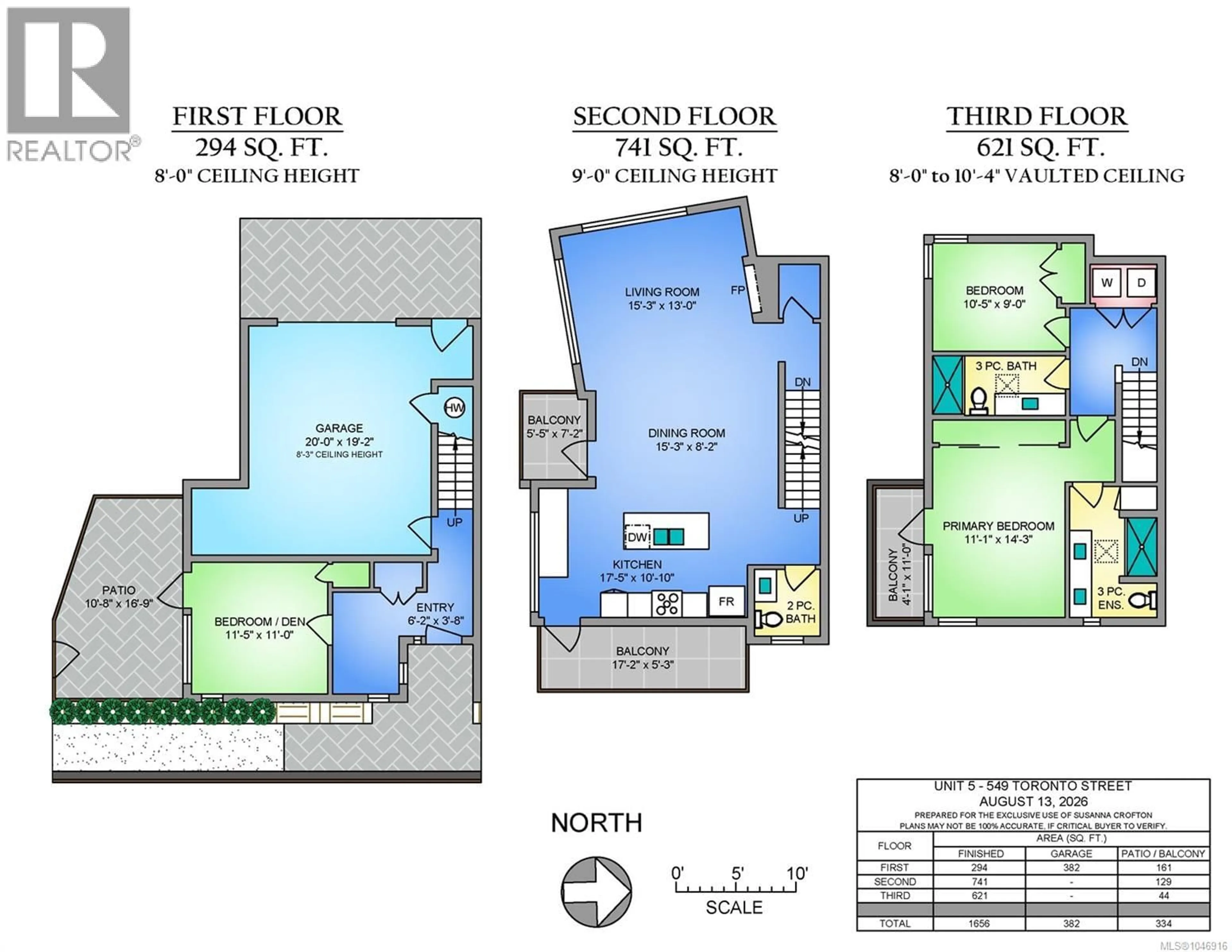 Floor plan for 5 - 549 TORONTO STREET, Victoria British Columbia V8V1P1