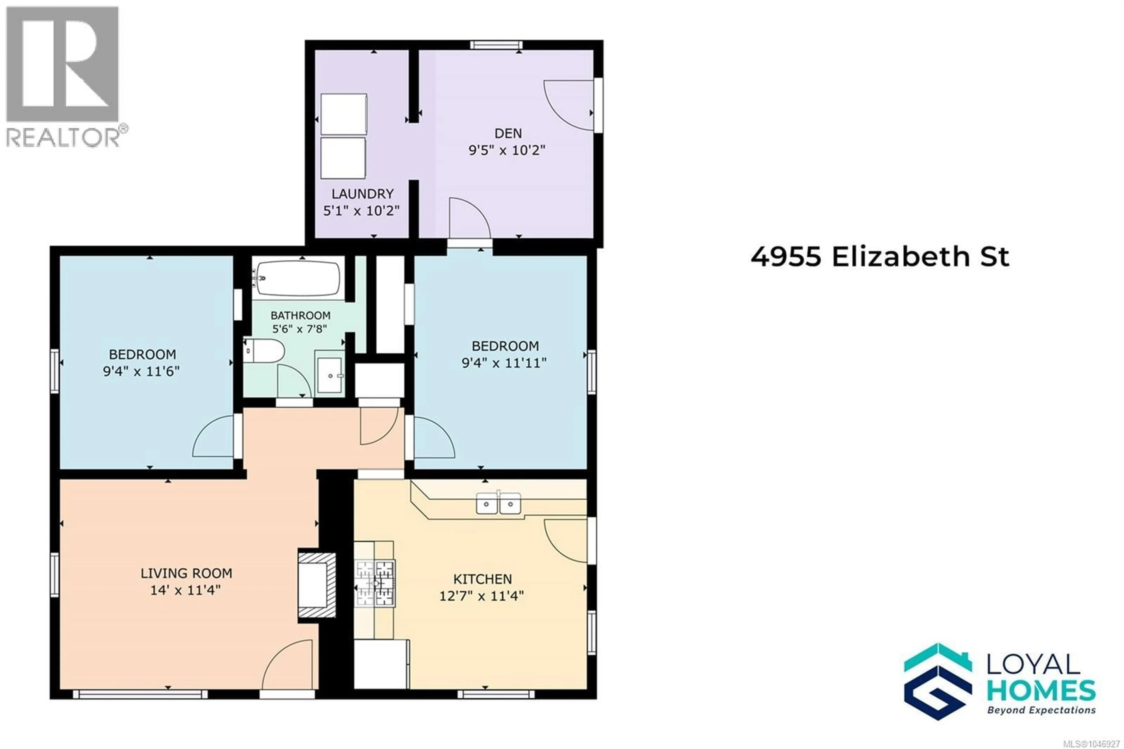 Floor plan for 4955 ELIZABETH STREET, Port Alberni British Columbia V9Y6M4