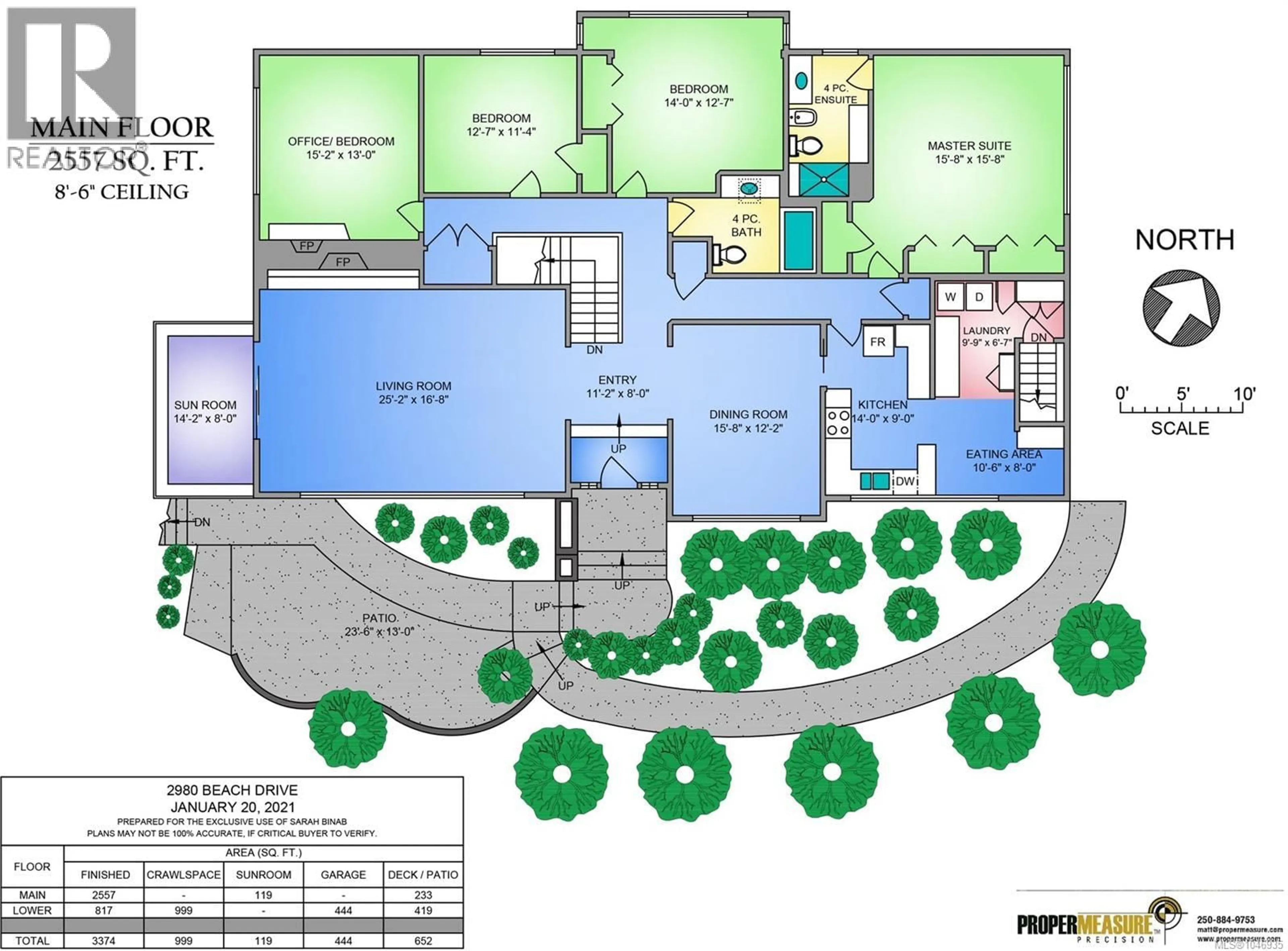 Floor plan for 2980 BEACH DRIVE, Oak Bay British Columbia V8R6K9