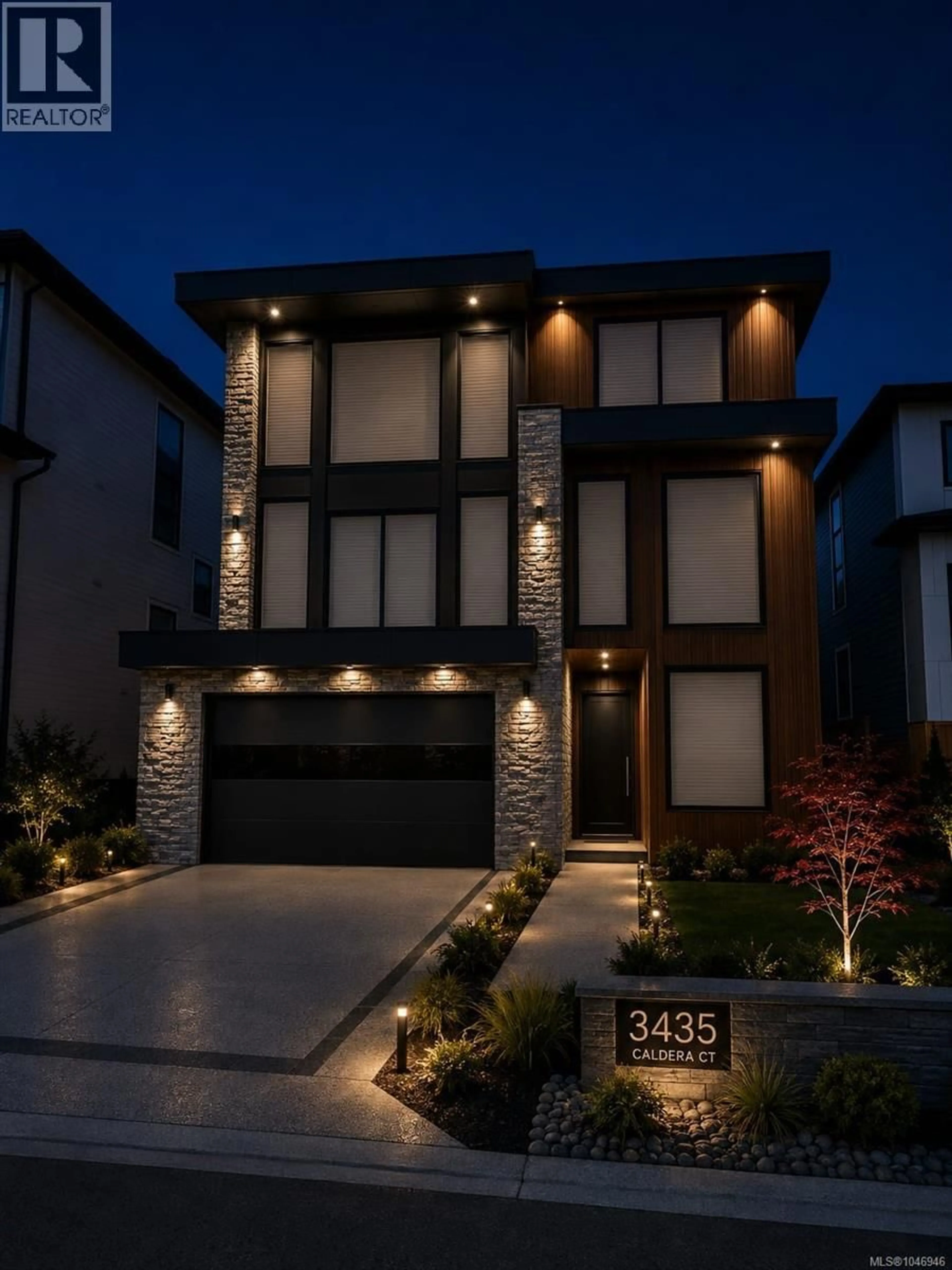 Home with brick exterior material, street for 3435 CALDERA COURT, Langford British Columbia V9B6Z8