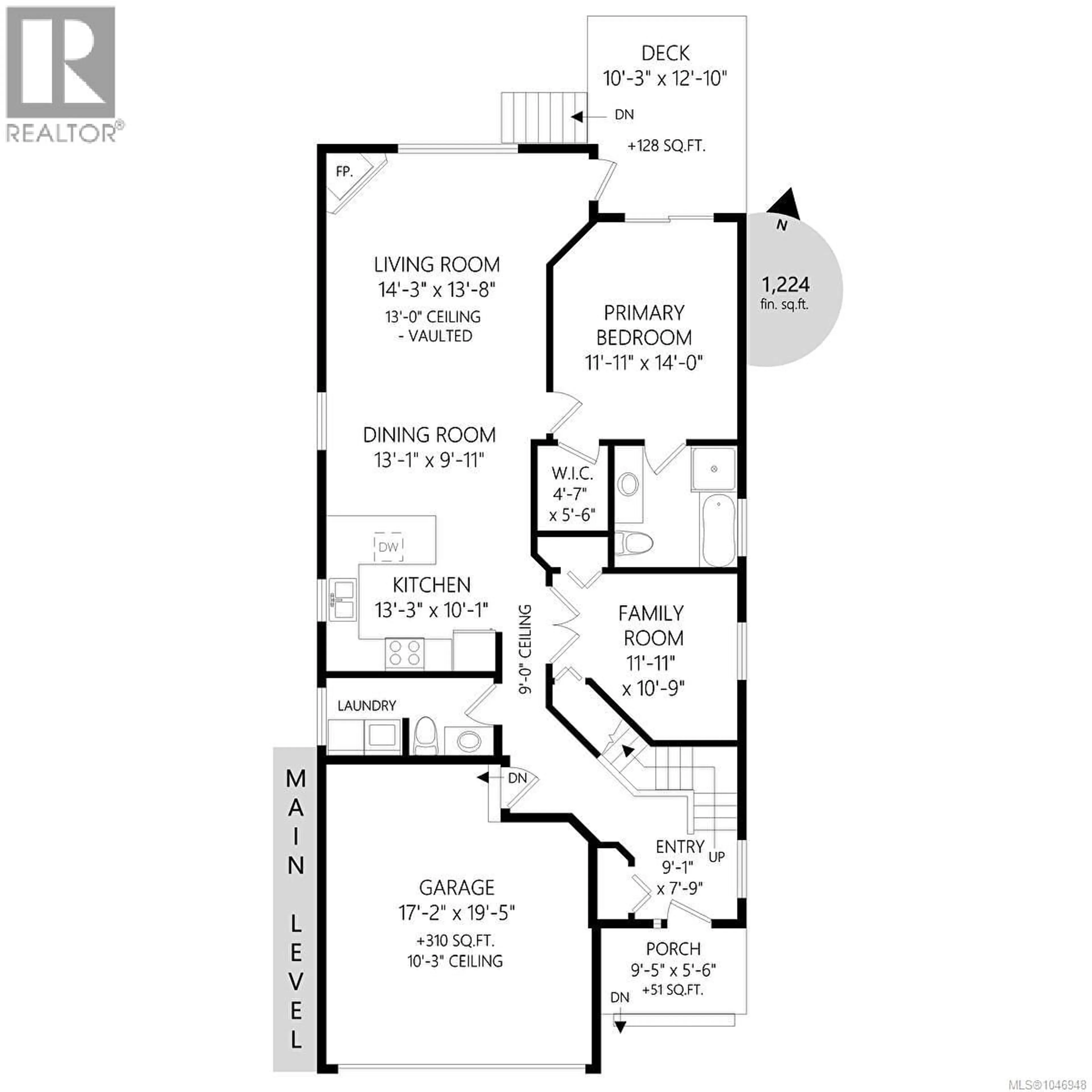 Floor plan for 6355 HERONS PLACE, Duncan British Columbia V9L6Z3