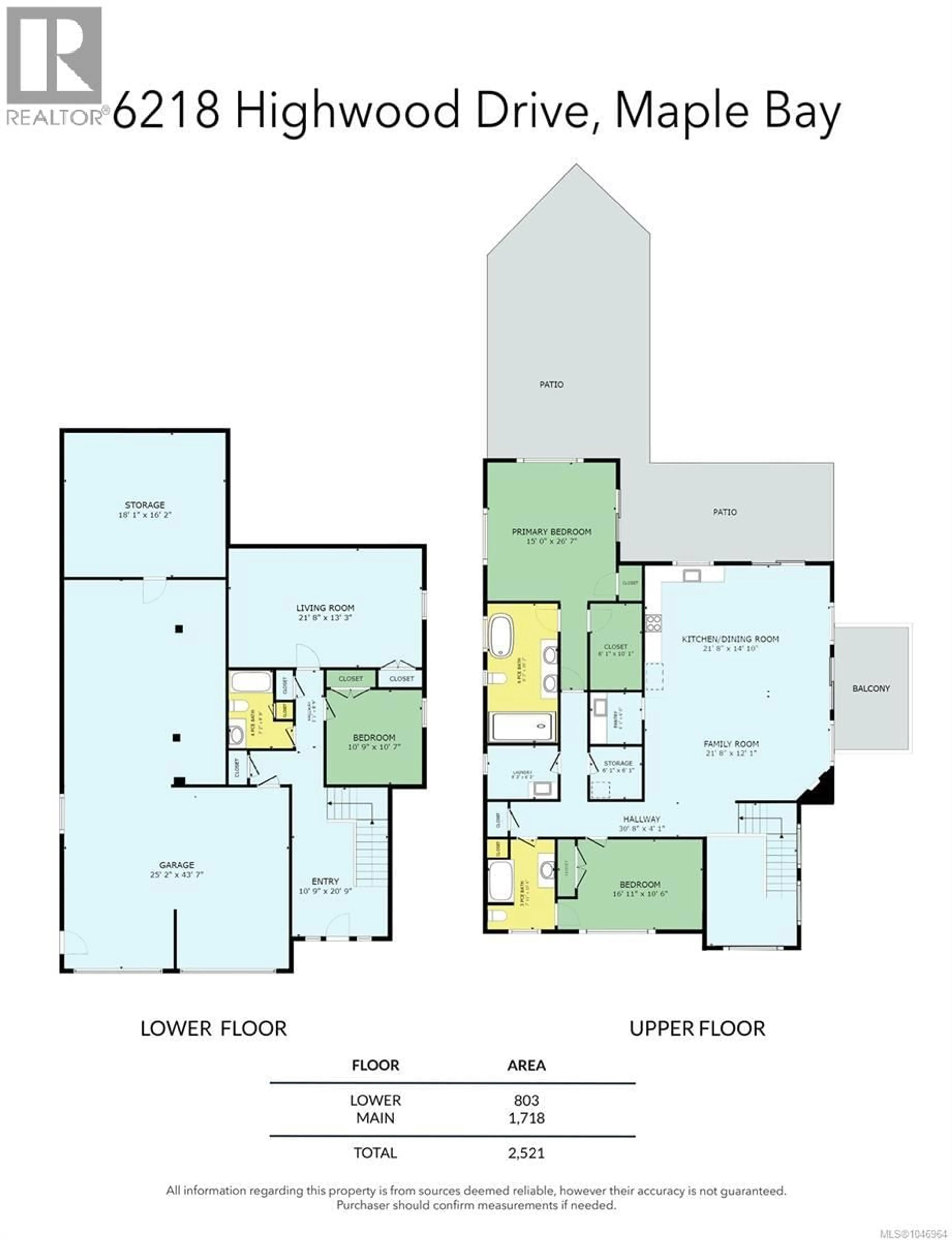 Floor plan for 6218 HIGHWOOD DRIVE, Duncan British Columbia V9L0H5