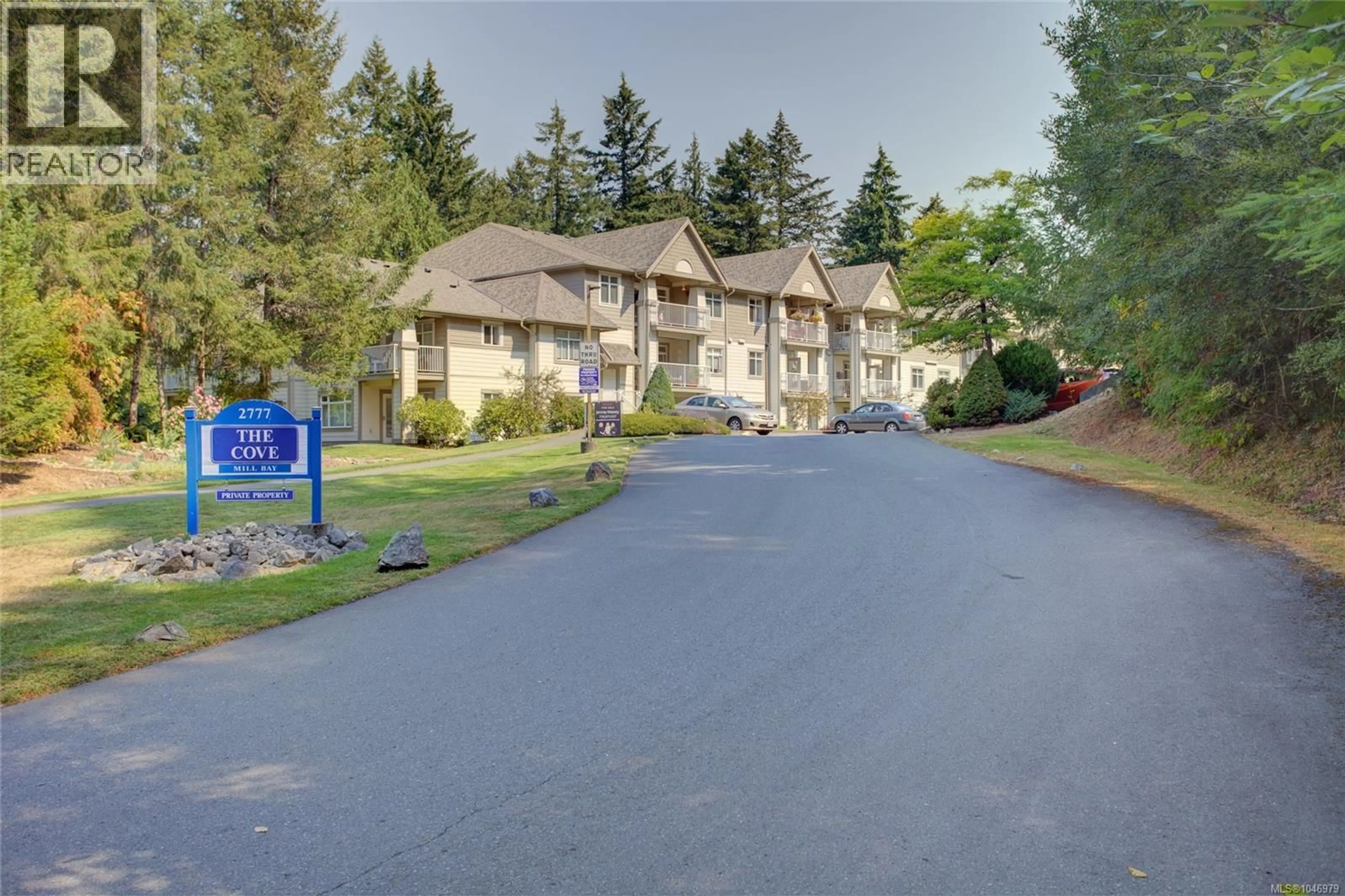 A pic from outside/outdoor area/front of a property/back of a property/a pic from drone, mountain view for 207 - 2777 BARRY ROAD, Mill Bay British Columbia V0R2P2