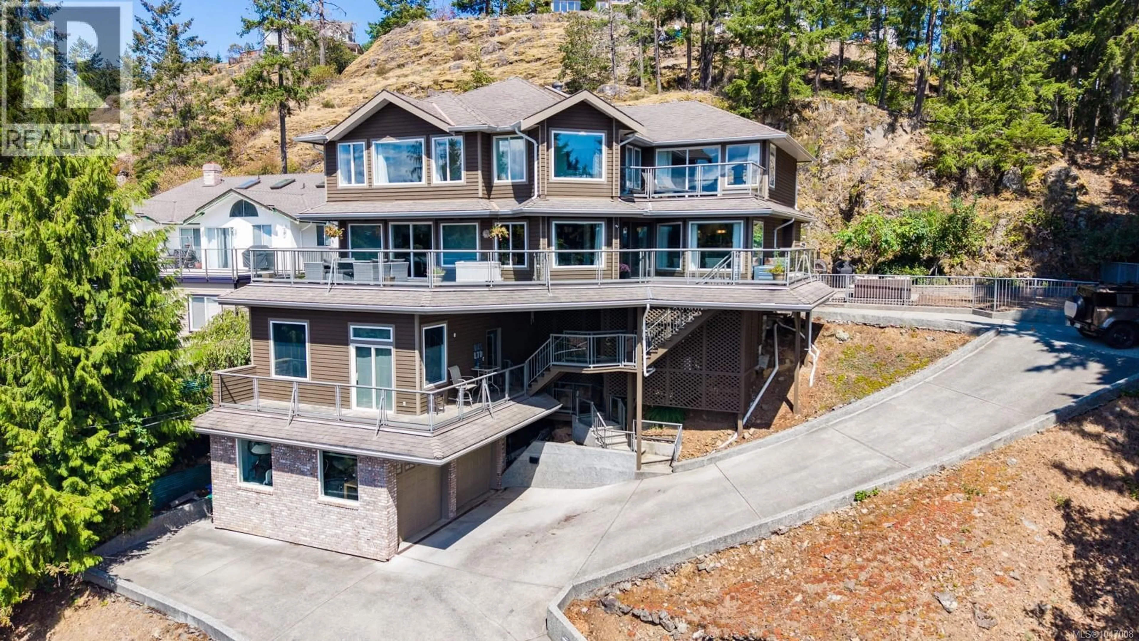 A pic from outside/outdoor area/front of a property/back of a property/a pic from drone, water/lake/river/ocean view for 181 PRINCE JOHN WAY, Nanaimo British Columbia V9T1K1