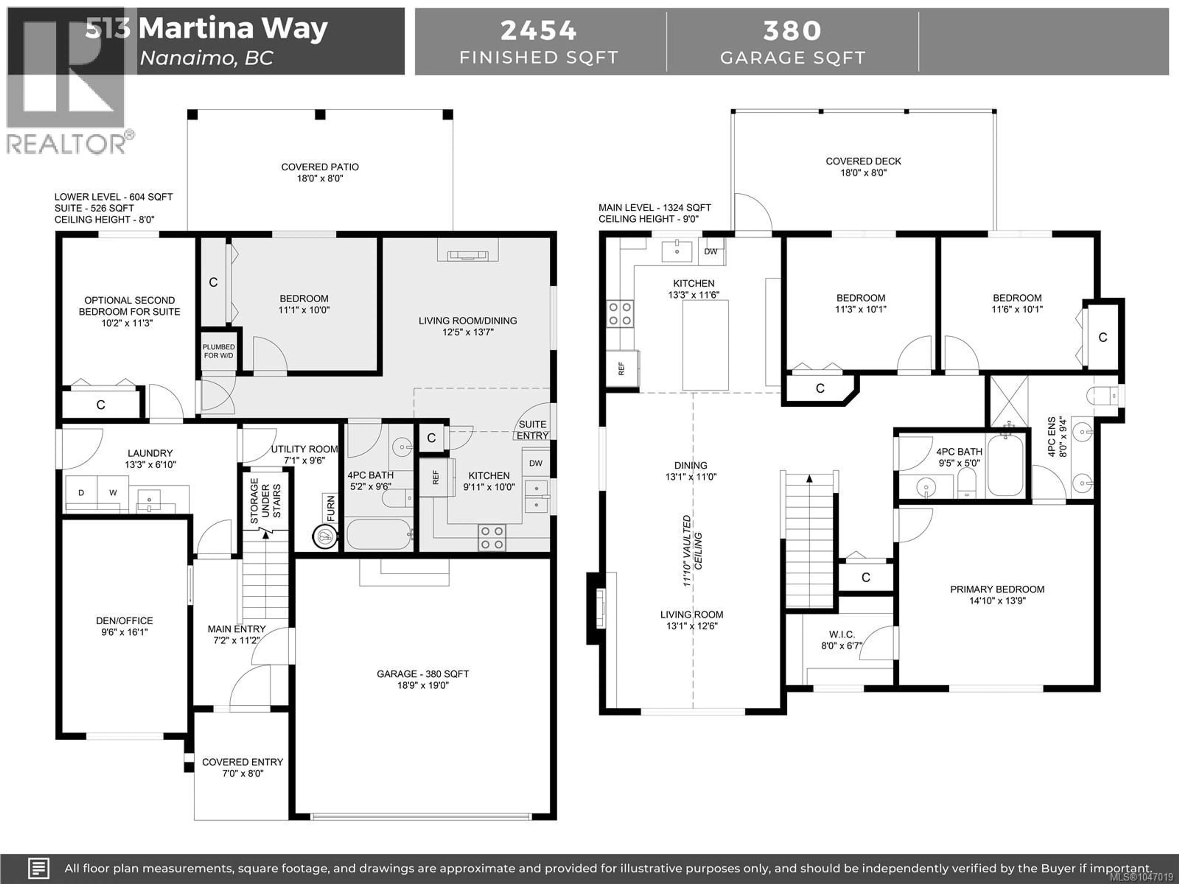 Floor plan for 513 MARTINA WAY, Nanaimo British Columbia V9T0E2